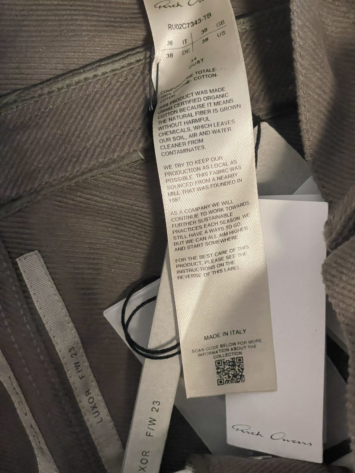 Rick Owens Gray Bolan Banana Bootleg Pants sz38 Size US 38 / EU 54 - 9 Thumbnail
