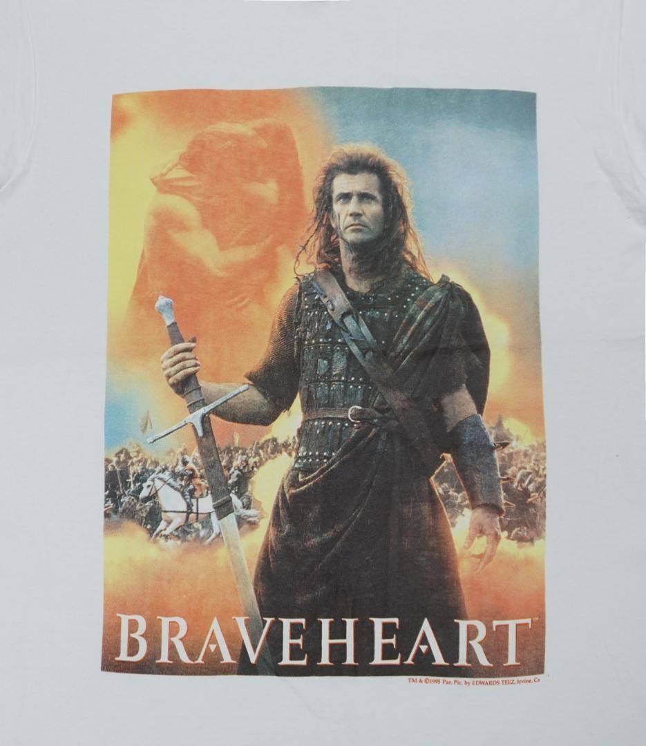 Vintage 90's USA製 Braveheart Tシャツ 映画 ビンテージ Size US XXS / EU 40 - 2 Thumbnail
