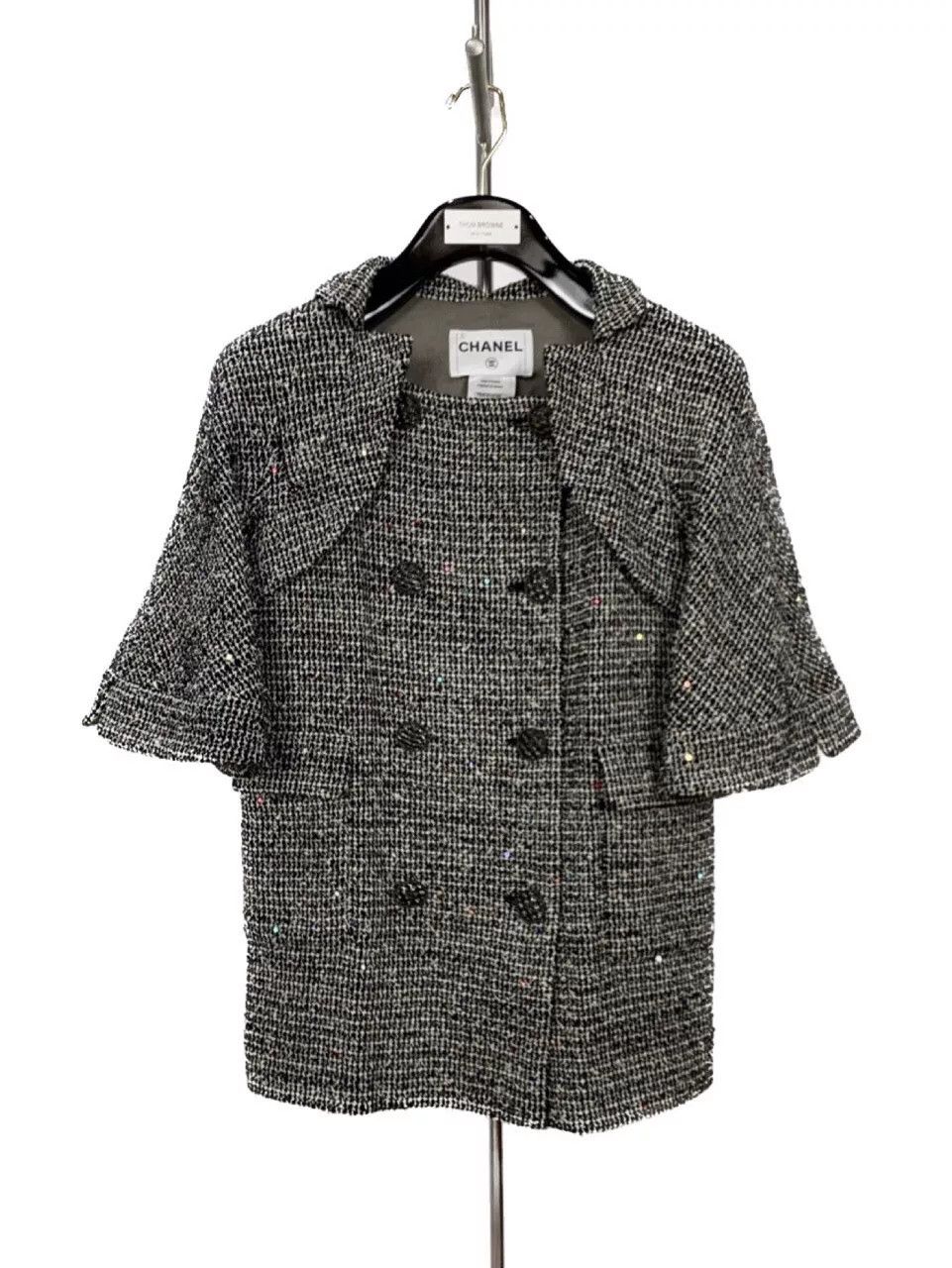 Chanel Chanel Gray Light Jacket 36 Men Size US S / EU 44-46 / 1 - 1 Thumbnail