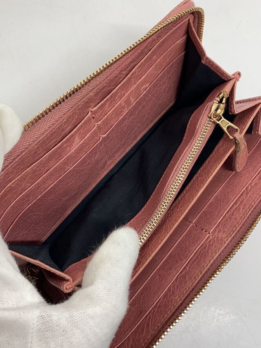 Balenciaga Balenciaga Sheepskin Long Wallet Pink Size ONE SIZE - 7 Thumbnail