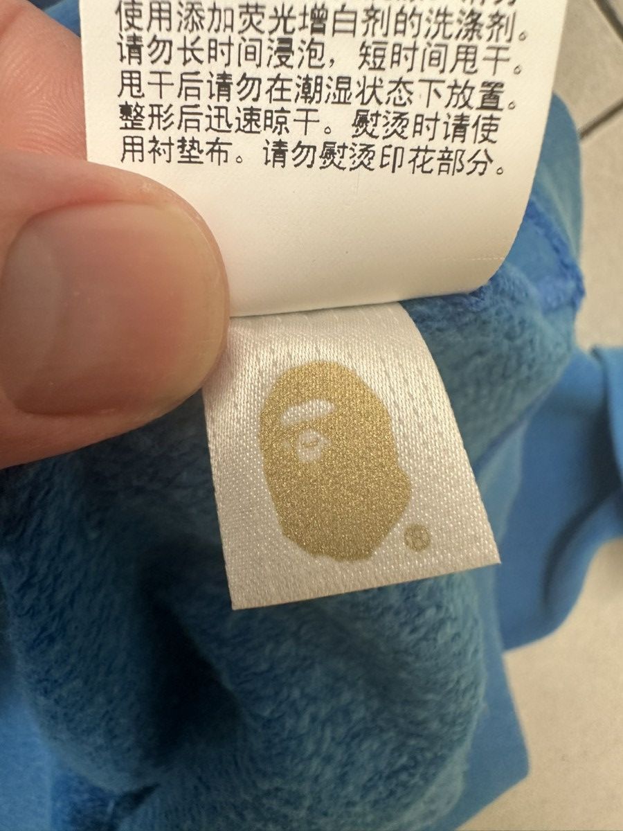 Bape Bape blue hoodie Size US XXL / EU 58 / 5 - 13 Thumbnail
