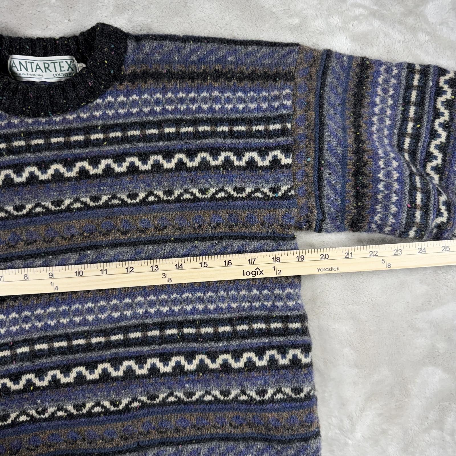 Other Antartex Sweater Men's L Vintage Pure Wool Great Britain Size US L / EU 52-54 / 3 - 5 Thumbnail