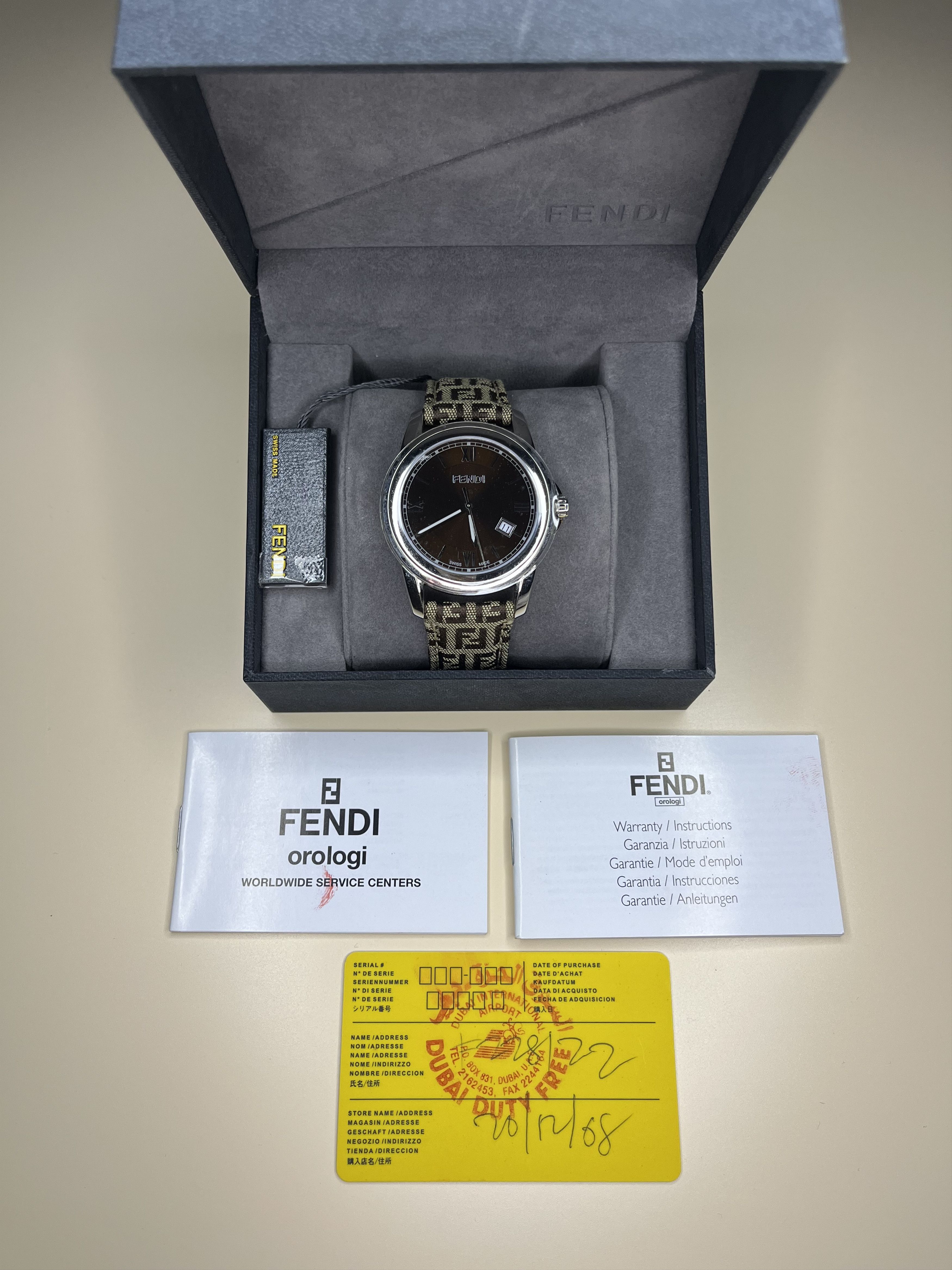 Fendi FENDI 005-2200M-436 Stainless Sapphire Crystal Wrist Watch Size ONE SIZE - 11 Thumbnail