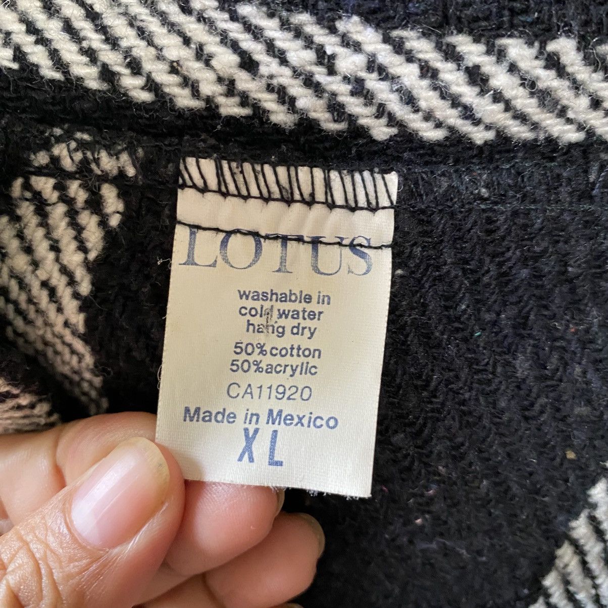 Vintage Black & White Striped Baja Hoodie Pullover Size US XL / EU 56 / 4 - 12 Thumbnail