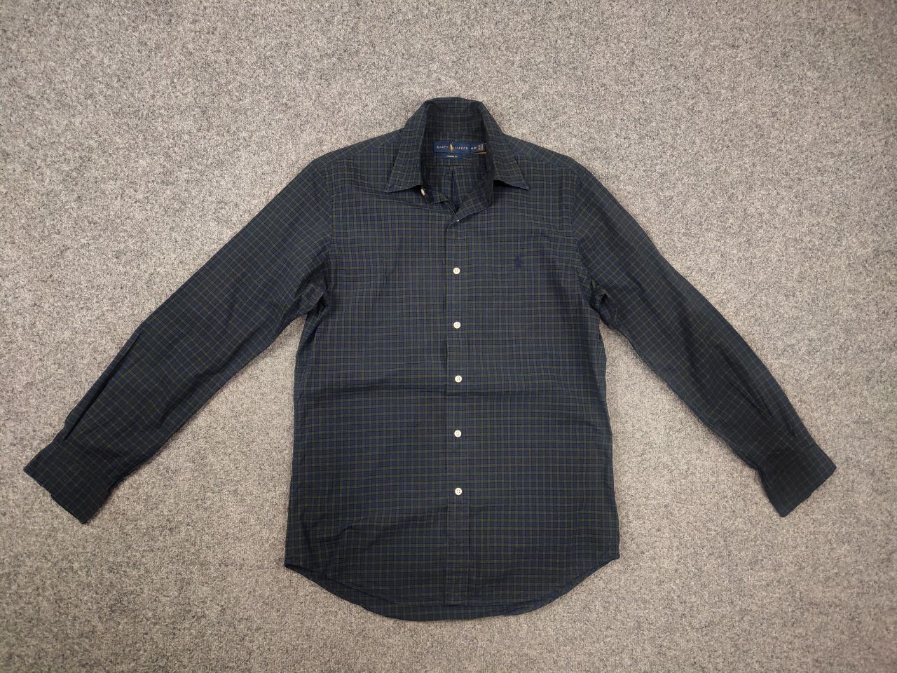 Polo Ralph Lauren Vintage Polo Ralph lauren Blue Check Button Flannel Shirt Size US M / EU 48-50 / 2 - 2 Thumbnail