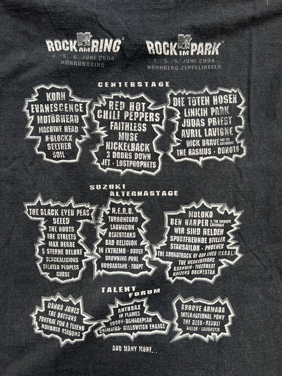 Vintage Tshirt Rock Am Ring MTV Vintage Size US XXL / EU 58 / 5 - 5 Thumbnail