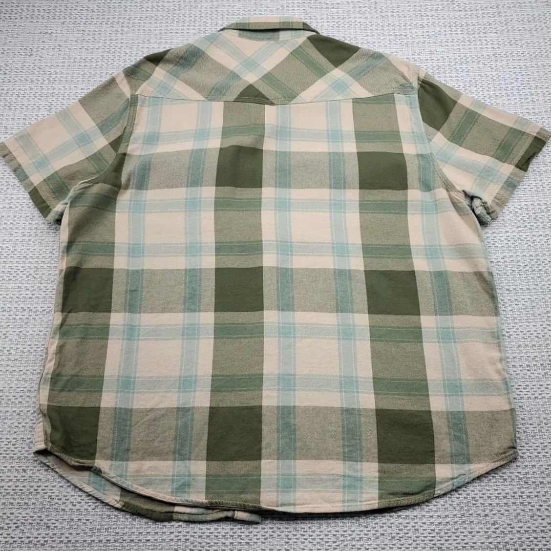 Lucky Brand Lucky Brand Shirt Mens L Plaid Pearl Snap Short Sleeve Button-Up Western Button-Up Shirt Size US L / EU 52-54 / 3 - 6 Thumbnail