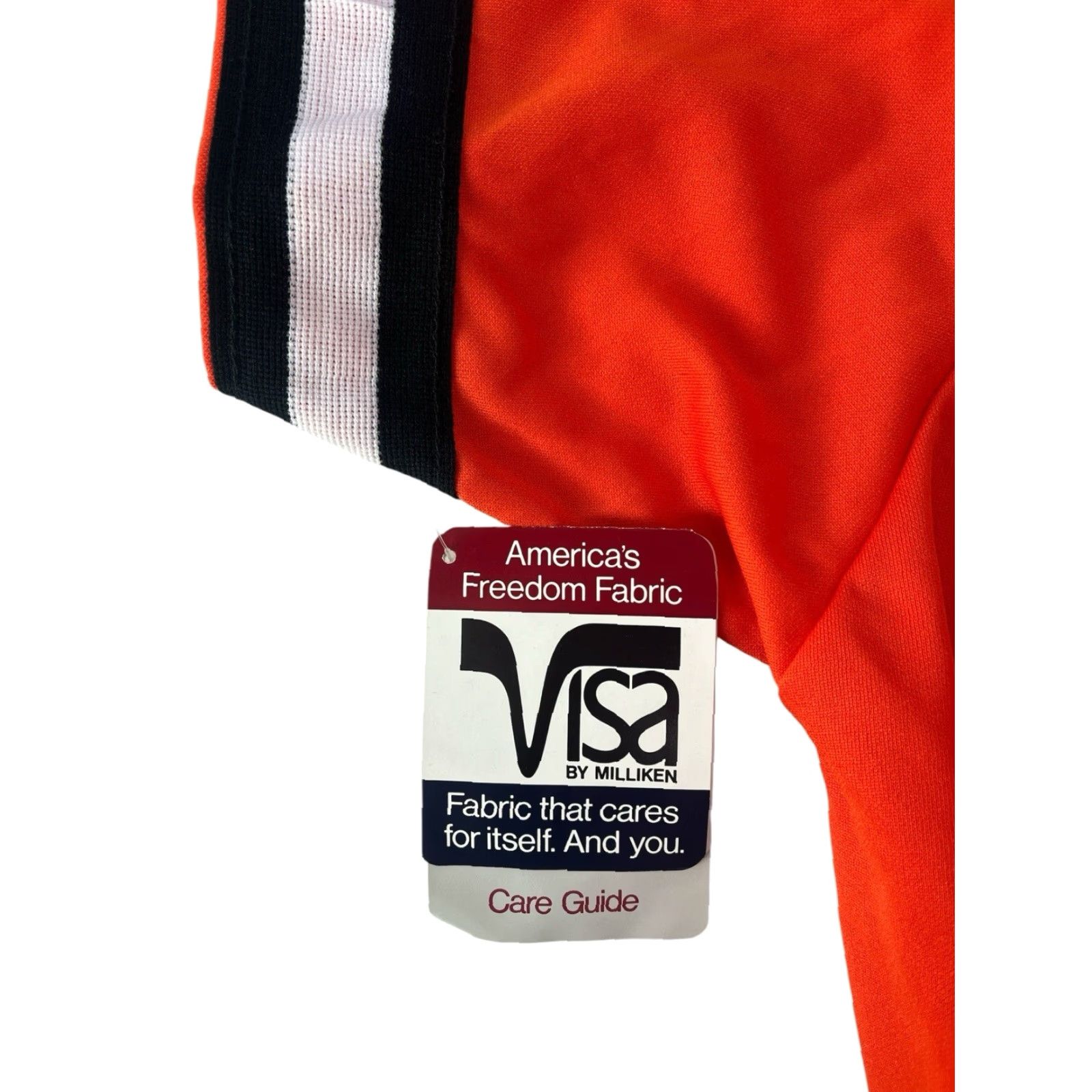 Wilson VINTAGE Wilson T-Shirt Mens L Orange 90s USA Made Short Sleeve V-Neck NOS NWT Athletic Tee Shirts Size US L / EU 52-54 / 3 - 2 Thumbnail