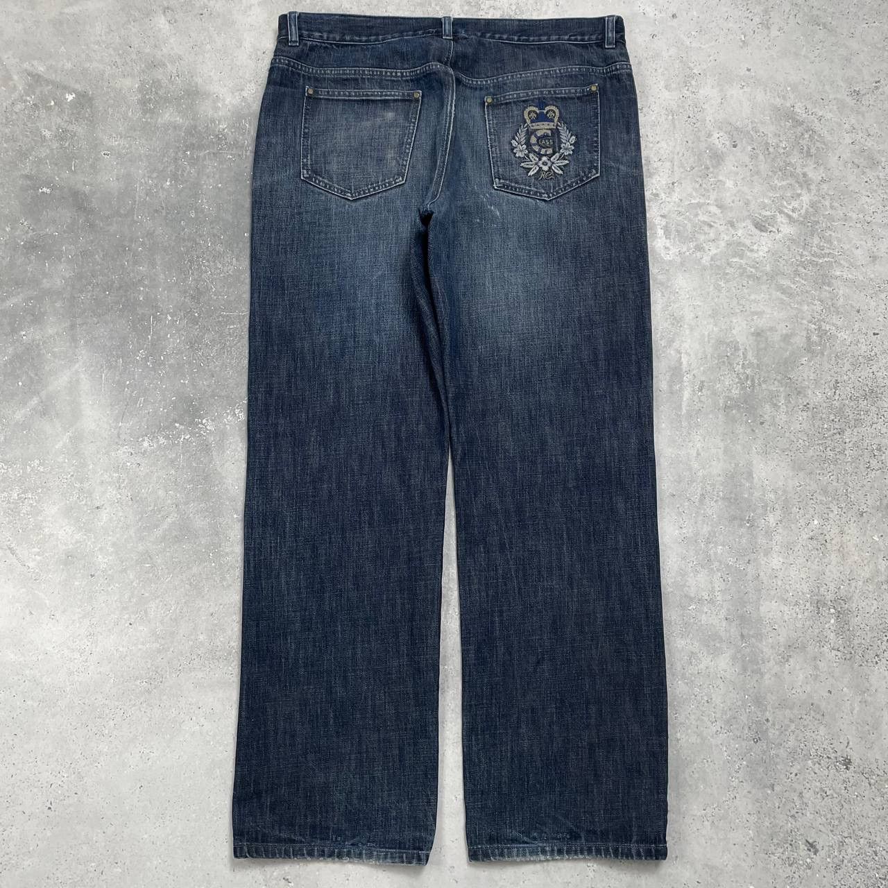Designer × Roberto Cavalli × Vintage Vintage Roberto Cavalli Class Straight Fit Jeans Size W37 Size US 37 - 1 Thumbnail
