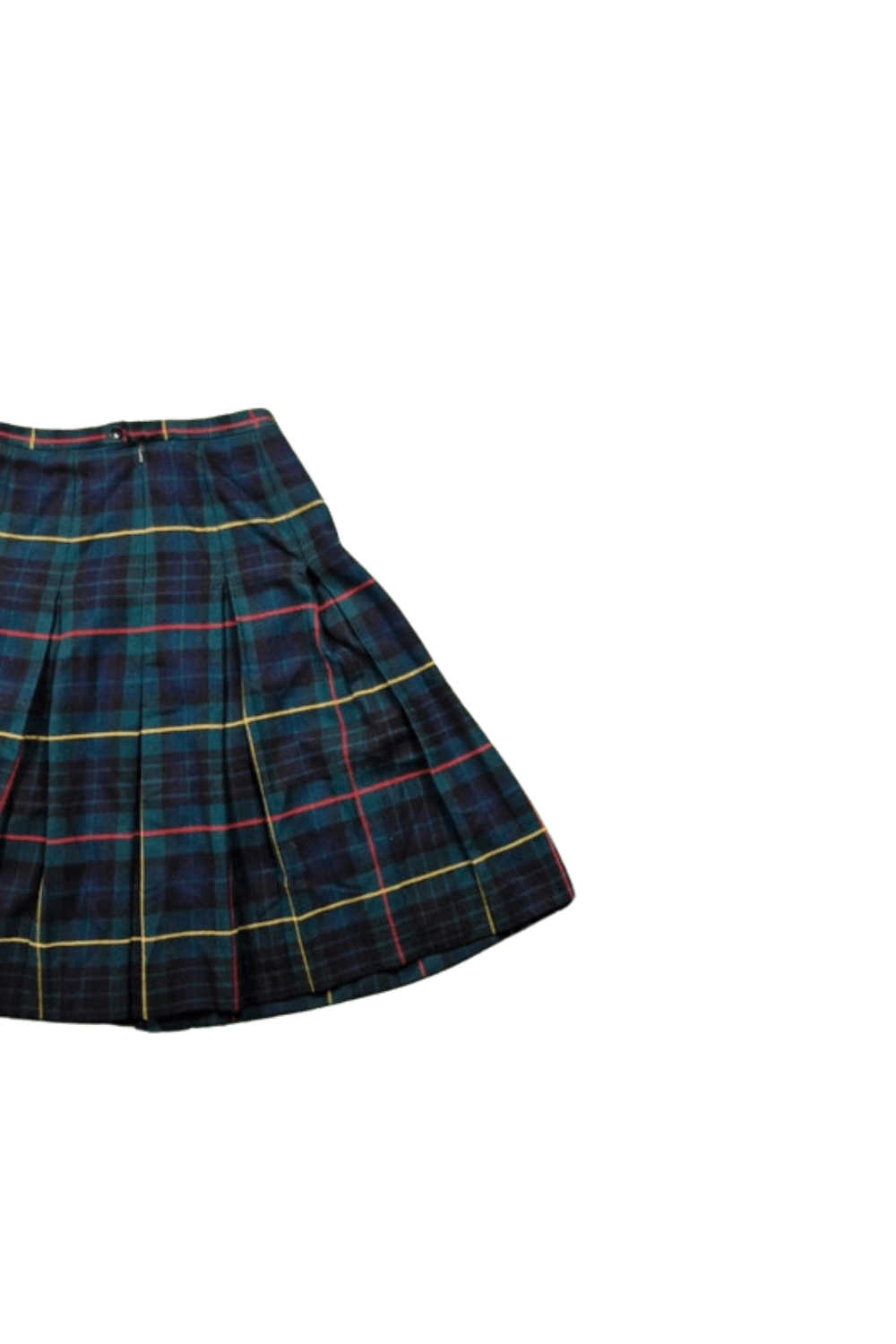 Burberry 80s Vintage Burberry Checked Pattern Skirt Made In England Size 36" / US 14 / IT 50 - 6 Thumbnail