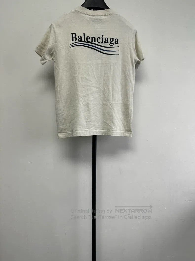 Balenciaga Balenciaga Slim-fit letter-printed round-neck short-sleeve Size US S / EU 44-46 / 1 - 2 Thumbnail