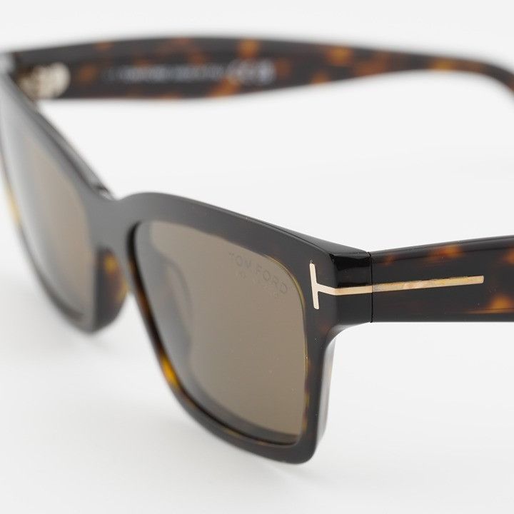 Tom Ford Tom Ford Mikel FT1085 52H Sunglasses Havana Rectangle Frame Size ONE SIZE - 3 Thumbnail