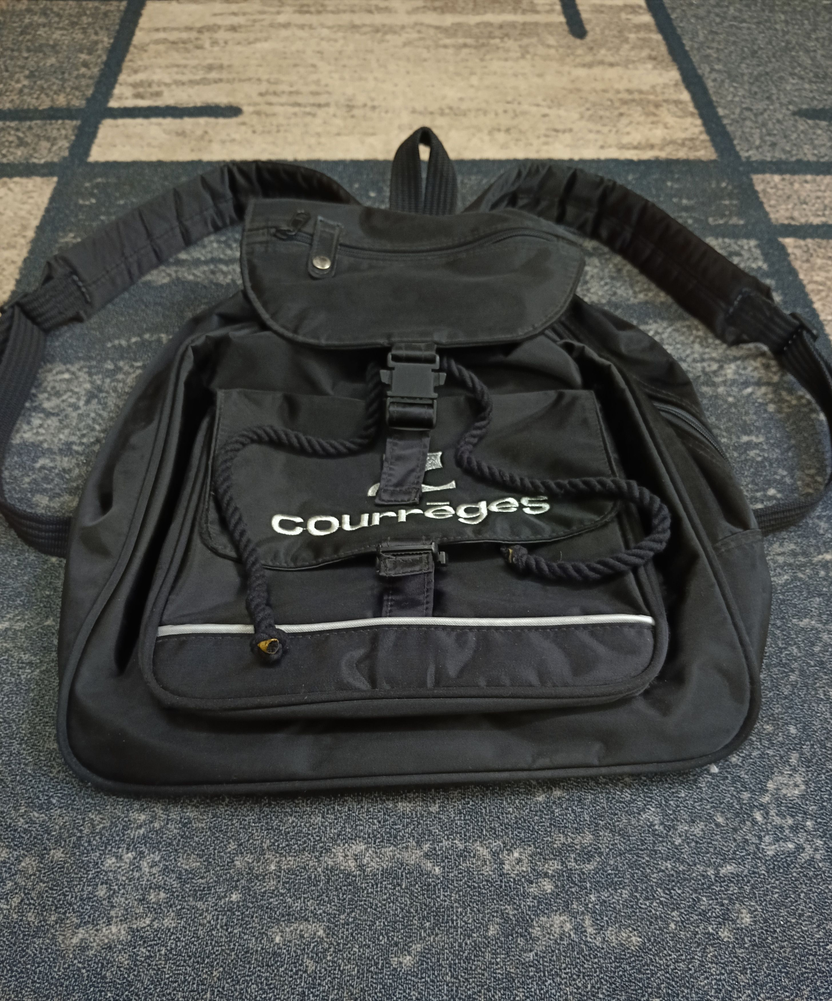 Courreges COURREGES VINTAGE 90s UNISEX BAGPACK Size ONE SIZE - 4 Thumbnail