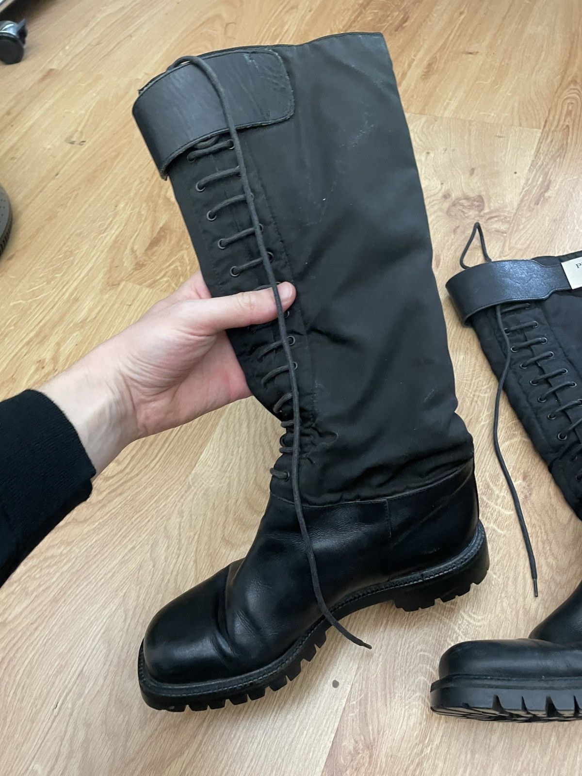 Prada Prada FW94 Vibram sole boots Size US 8 / IT 38 - 5 Thumbnail