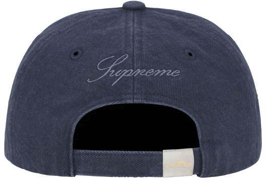 Stone Island × Supreme Supreme Stone Island Denim 6-Panel Navy (FW23) Size ONE SIZE - 2 Thumbnail