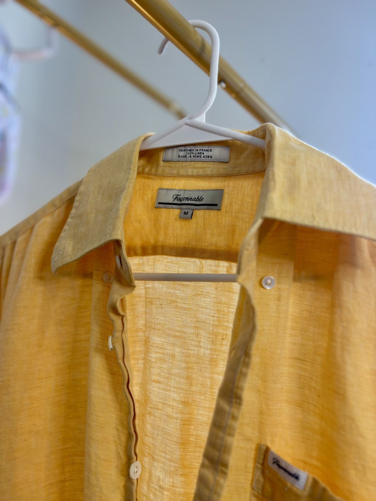 Faconnable Facconable Beachy Button Shirt Size US M / EU 48-50 / 2 - 3 Thumbnail