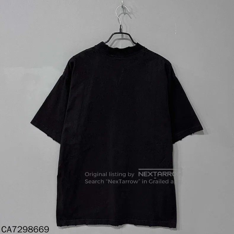 Balenciaga Balenciaga Disc印花 Logo Round Neck Short Sleeve Size US XS / EU 42 / 0 - 2 Thumbnail