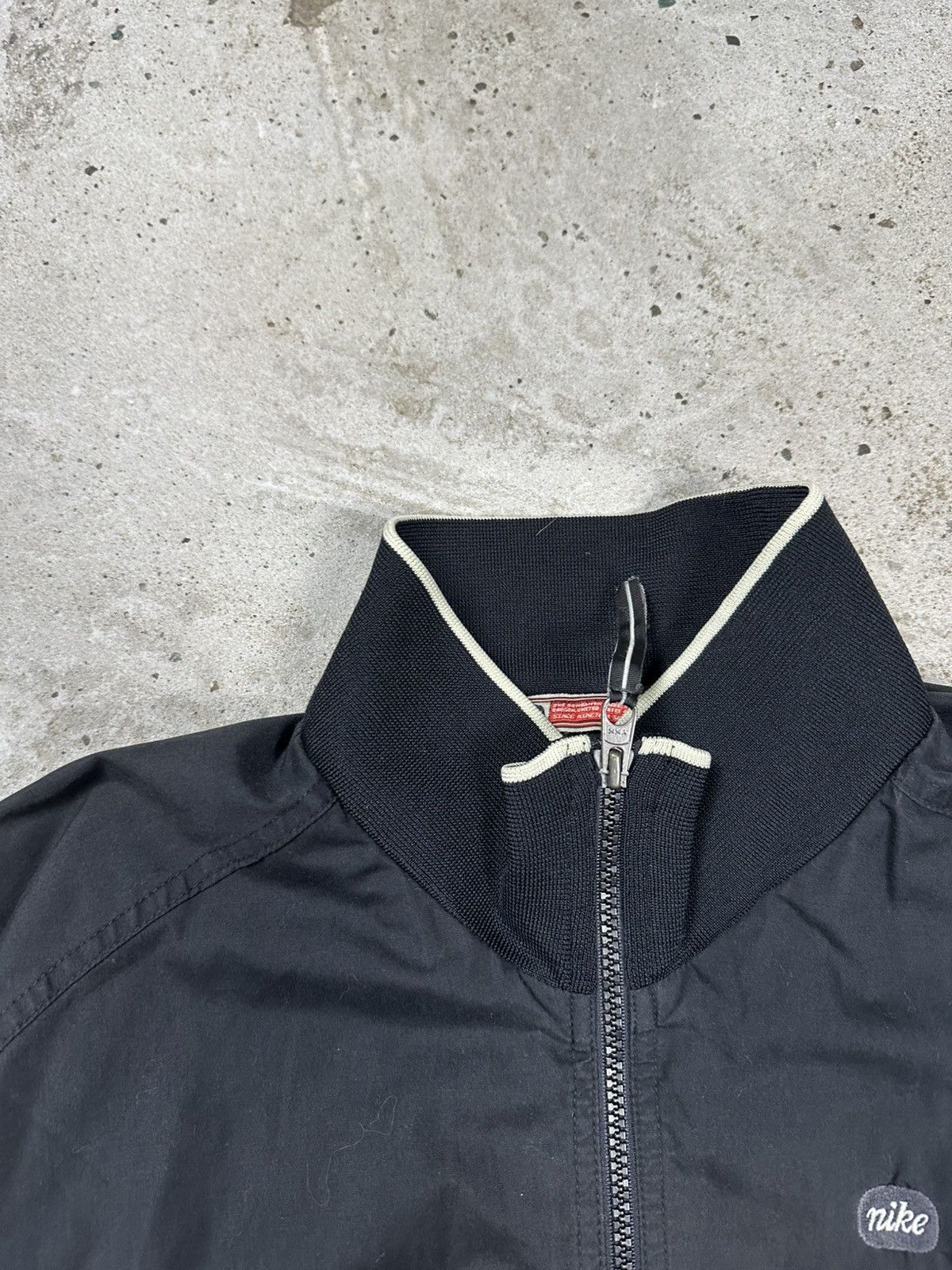 Nike Vintage Y2K Nike Black Bomber Track Jacket Swoosh Size US M / EU 48-50 / 2 - 8 Thumbnail