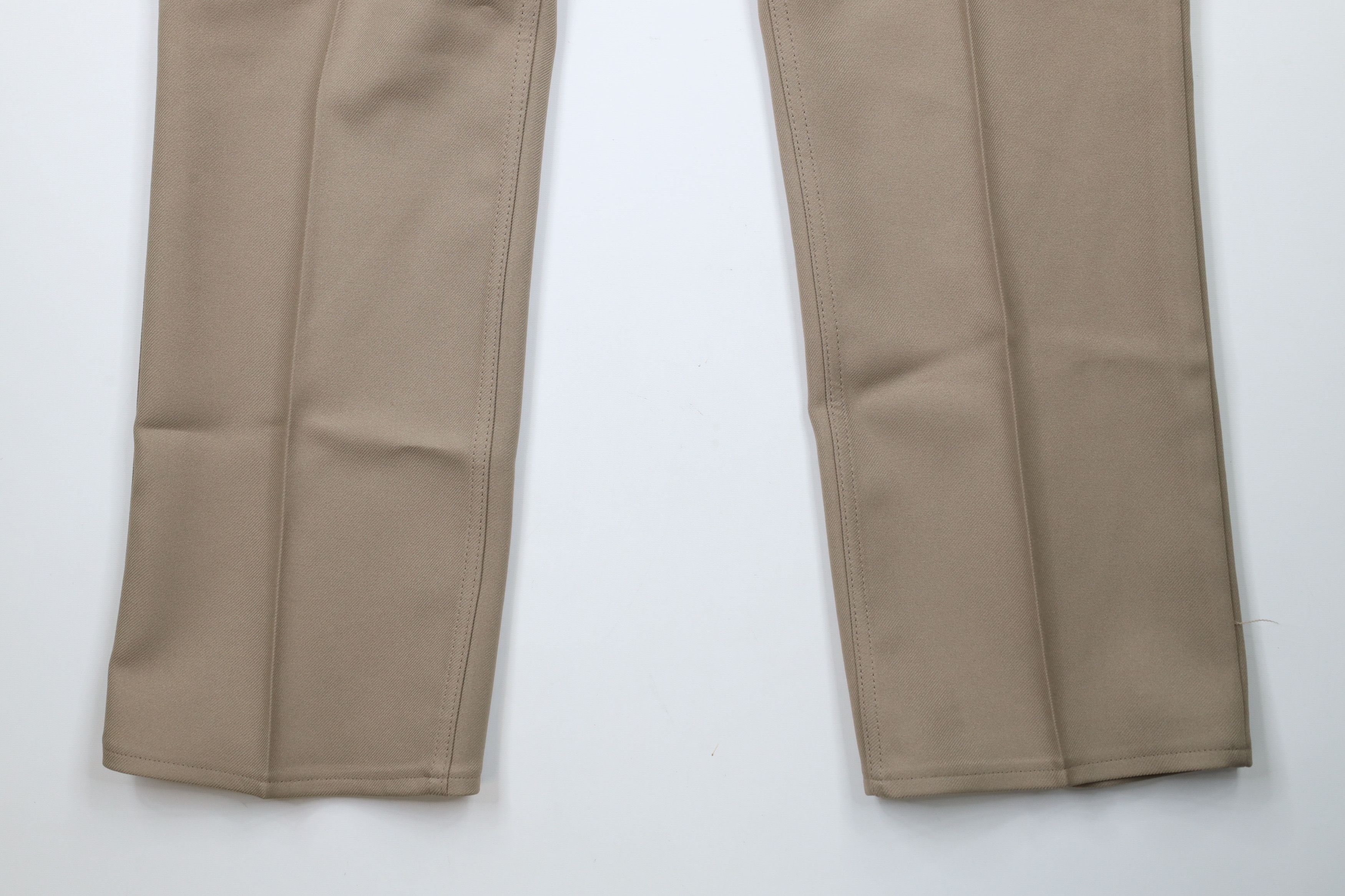 Vintage × Wrangler Deadstock Vintage 90s Wrangler Knit Wide Leg Pants Beige USA Size US 44 / EU 60 - 4 Thumbnail