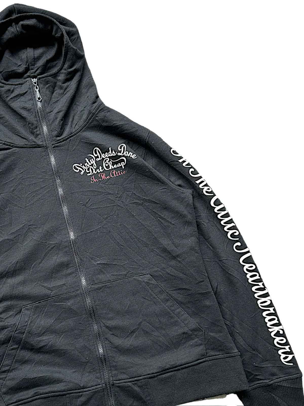 In The Attic 00's In the Attic rocker garment gimp zipper hoodie Size US M / EU 48-50 / 2 - 6 Thumbnail
