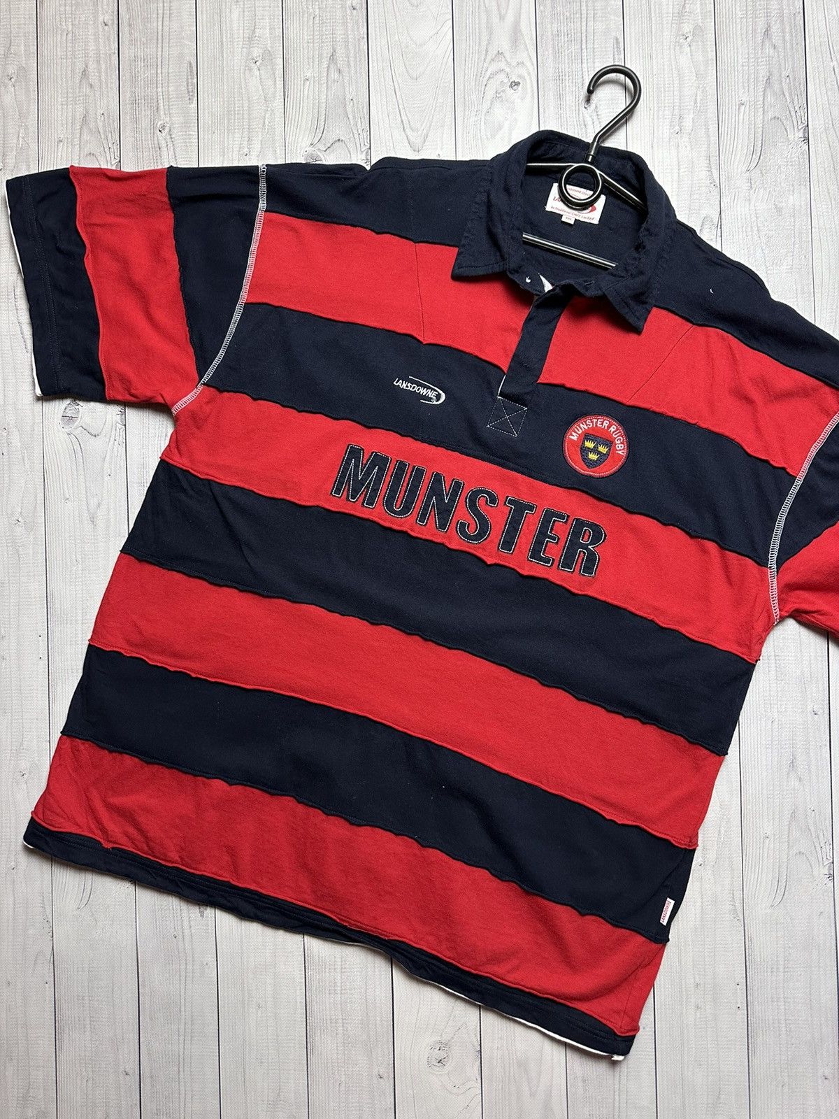Vintage Vintage Munster rugby jersey size XXL striped Size US XXL / EU 58 / 5 - 2 Thumbnail