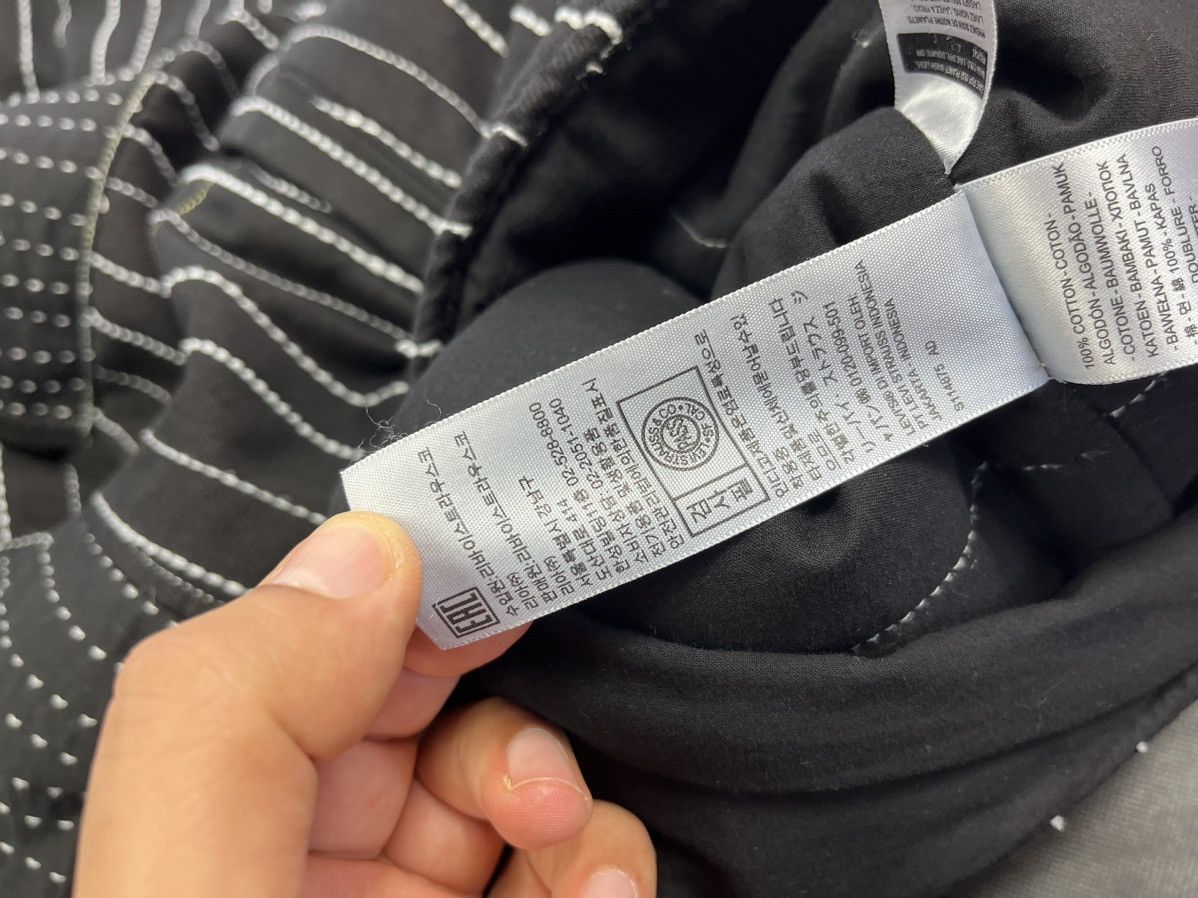 DENIM TEARS × Levi's Embroidered Black oversized quilted Jacket Size US XL / EU 56 / 4 - 10 Thumbnail
