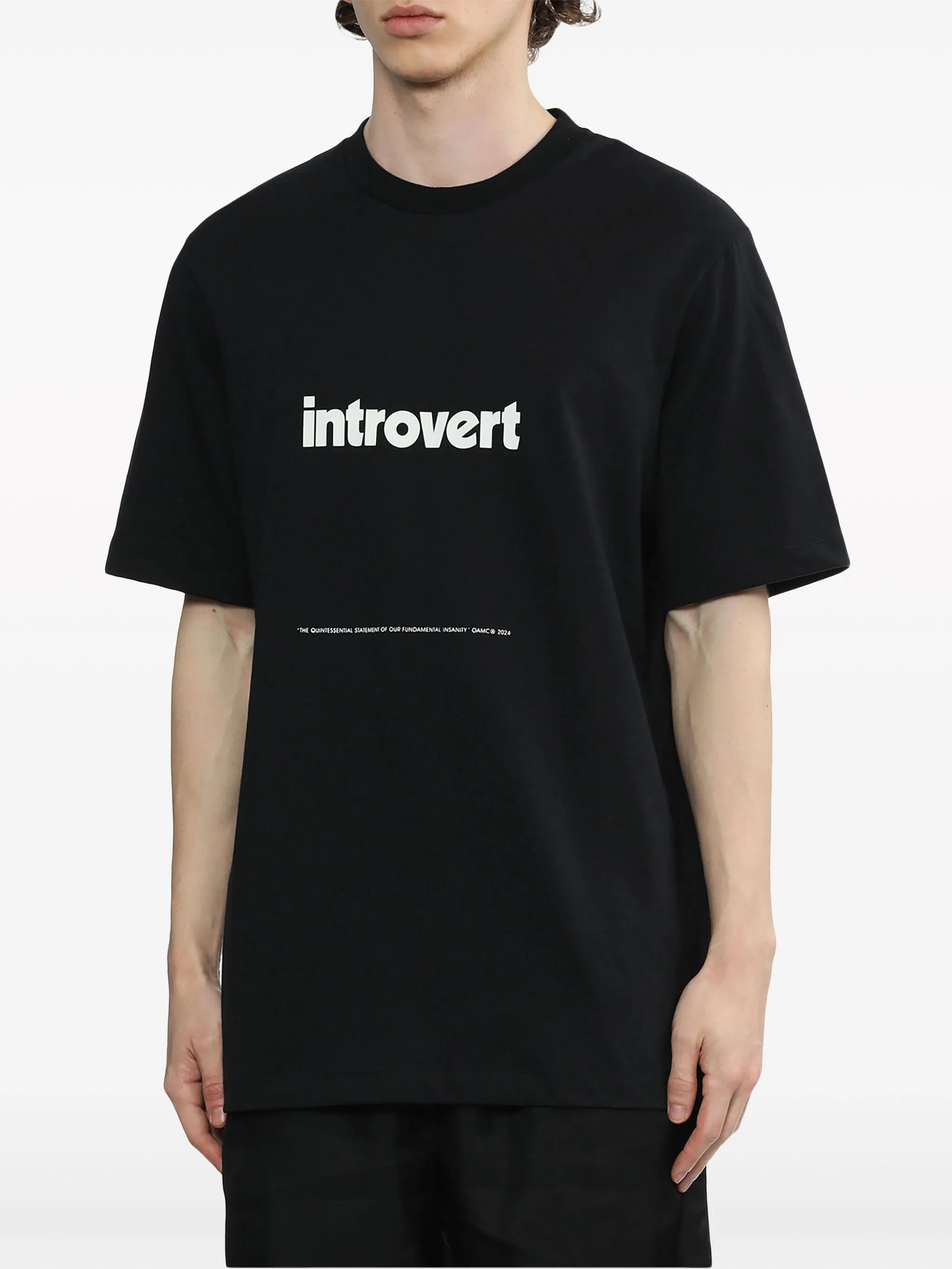 OAMC o1y0225 Crewneck T-Shirt in Black Size US XL / EU 56 / 4 - 3 Thumbnail