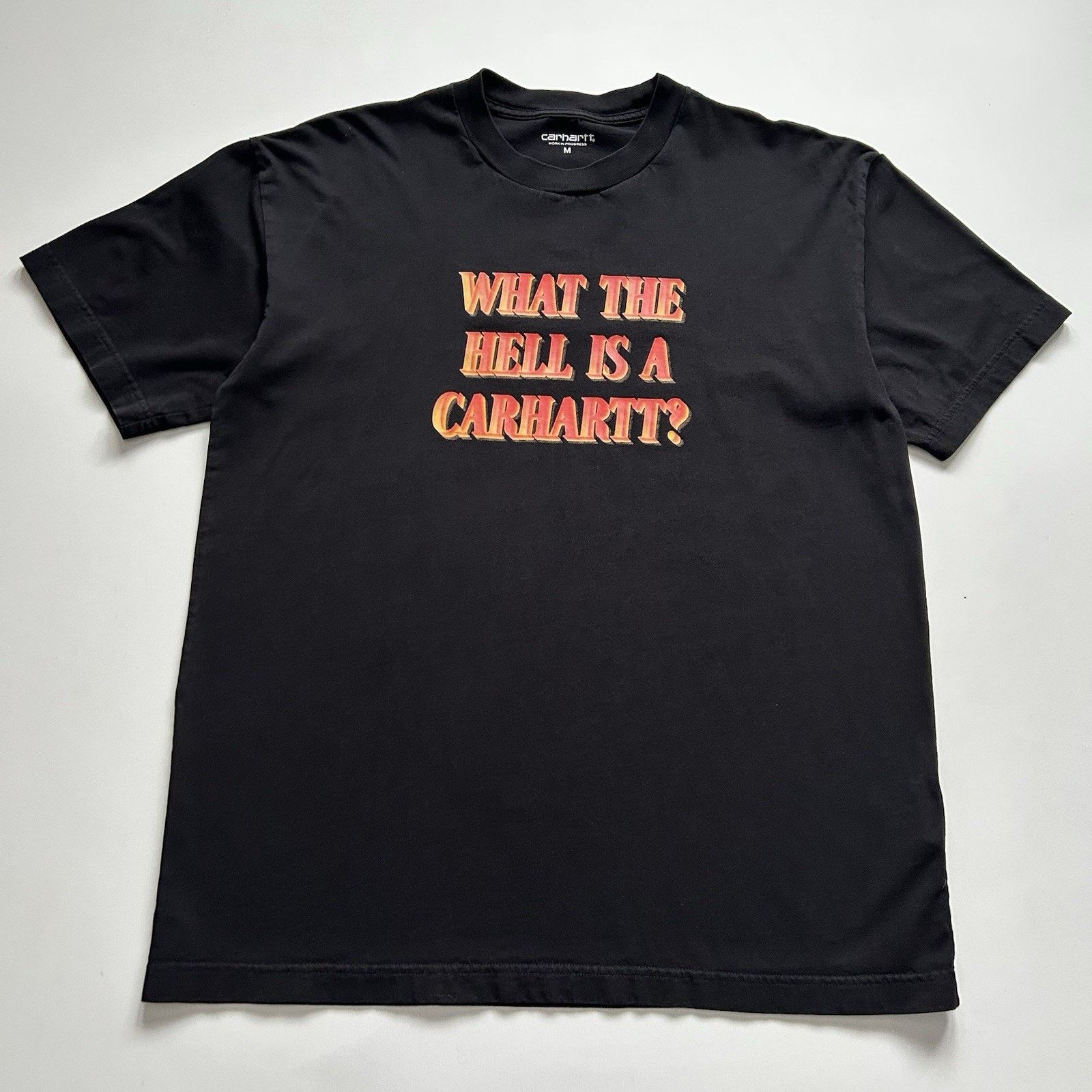 CARHARTT WIP Work In Progress S/S WTF T Shirt Medium Black