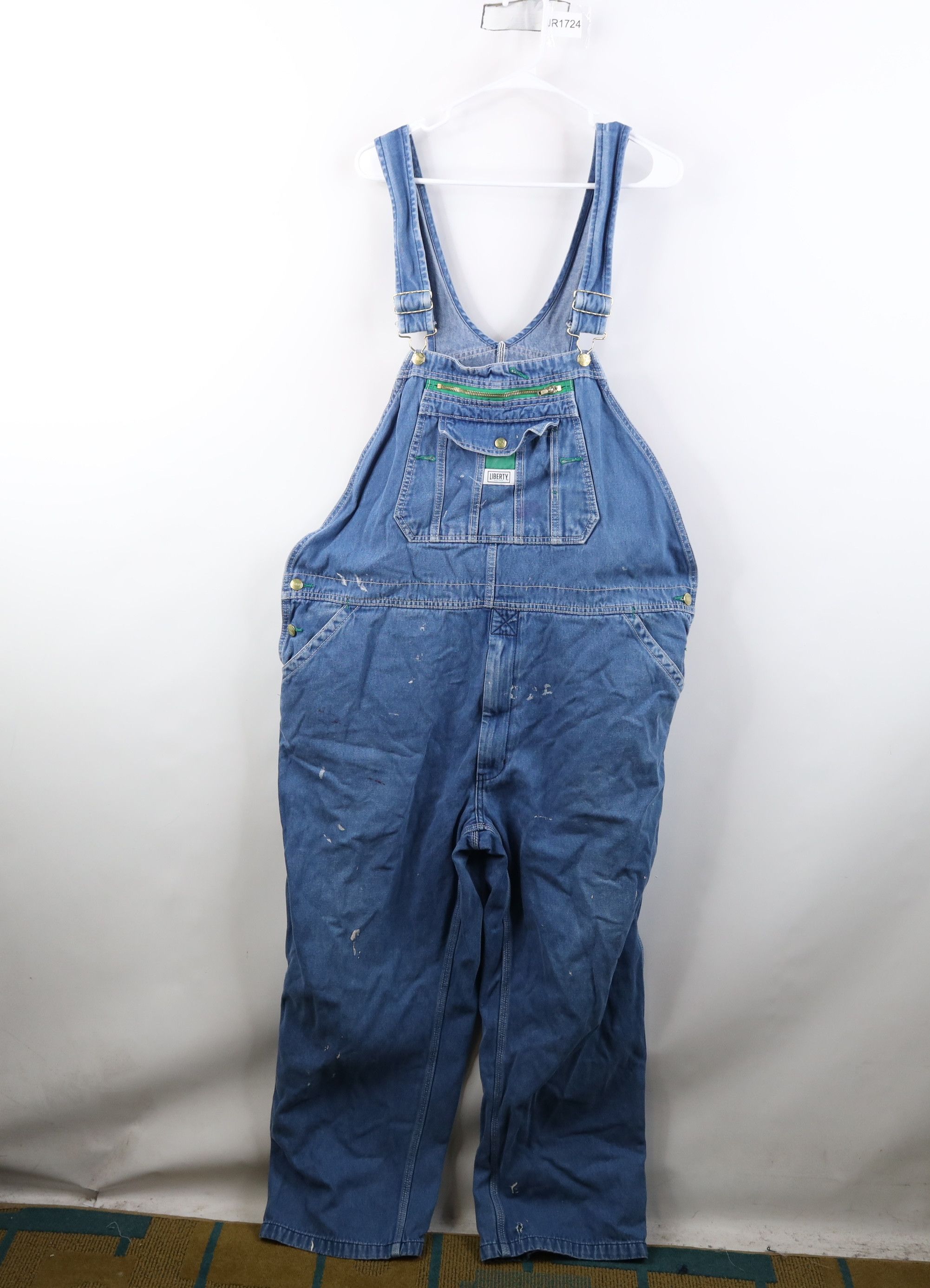Vintage Vintage Y2K Streetwear Distressed Wide Leg Denim Overalls Size US 44 / EU 60 - 1 Thumbnail