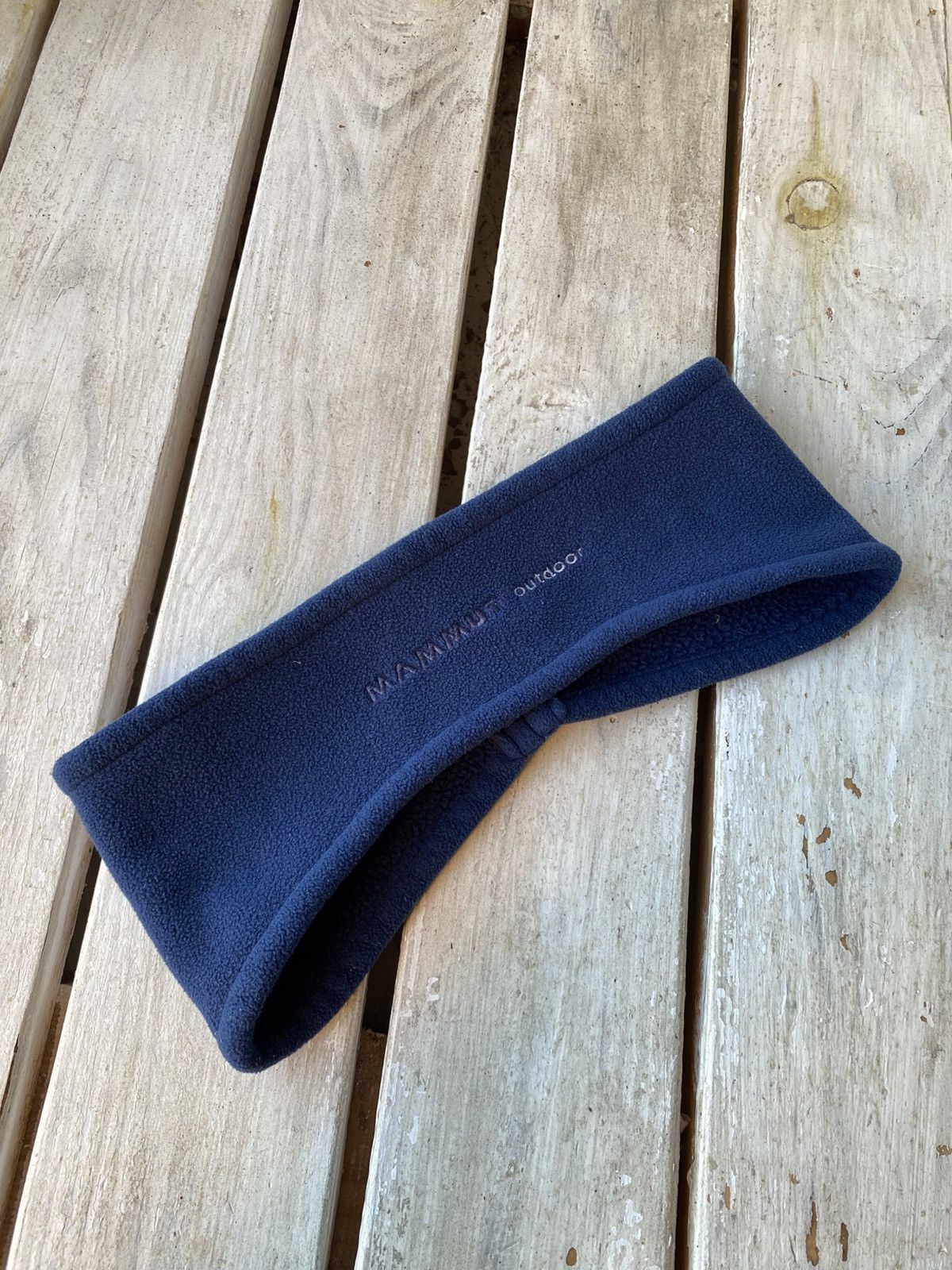 Nike × Vintage Mammut outdoor Vintage Fleece Head Band 90s M size Size ONE SIZE - 1 Thumbnail