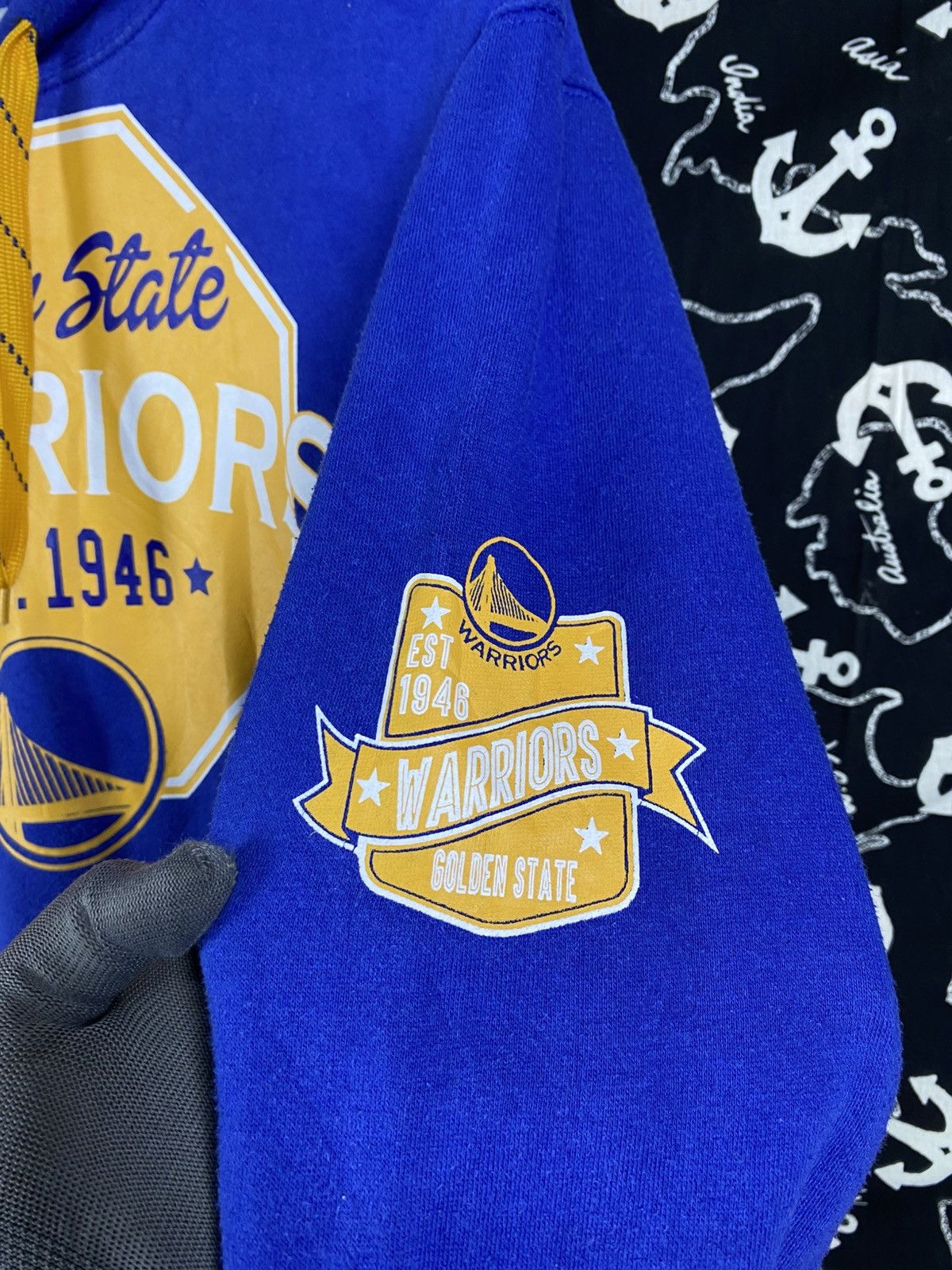 NBA Golden State Warriors Blue Pullover Hoodie – NBA Team Logo Size US S / EU 44-46 / 1 - 6 Thumbnail
