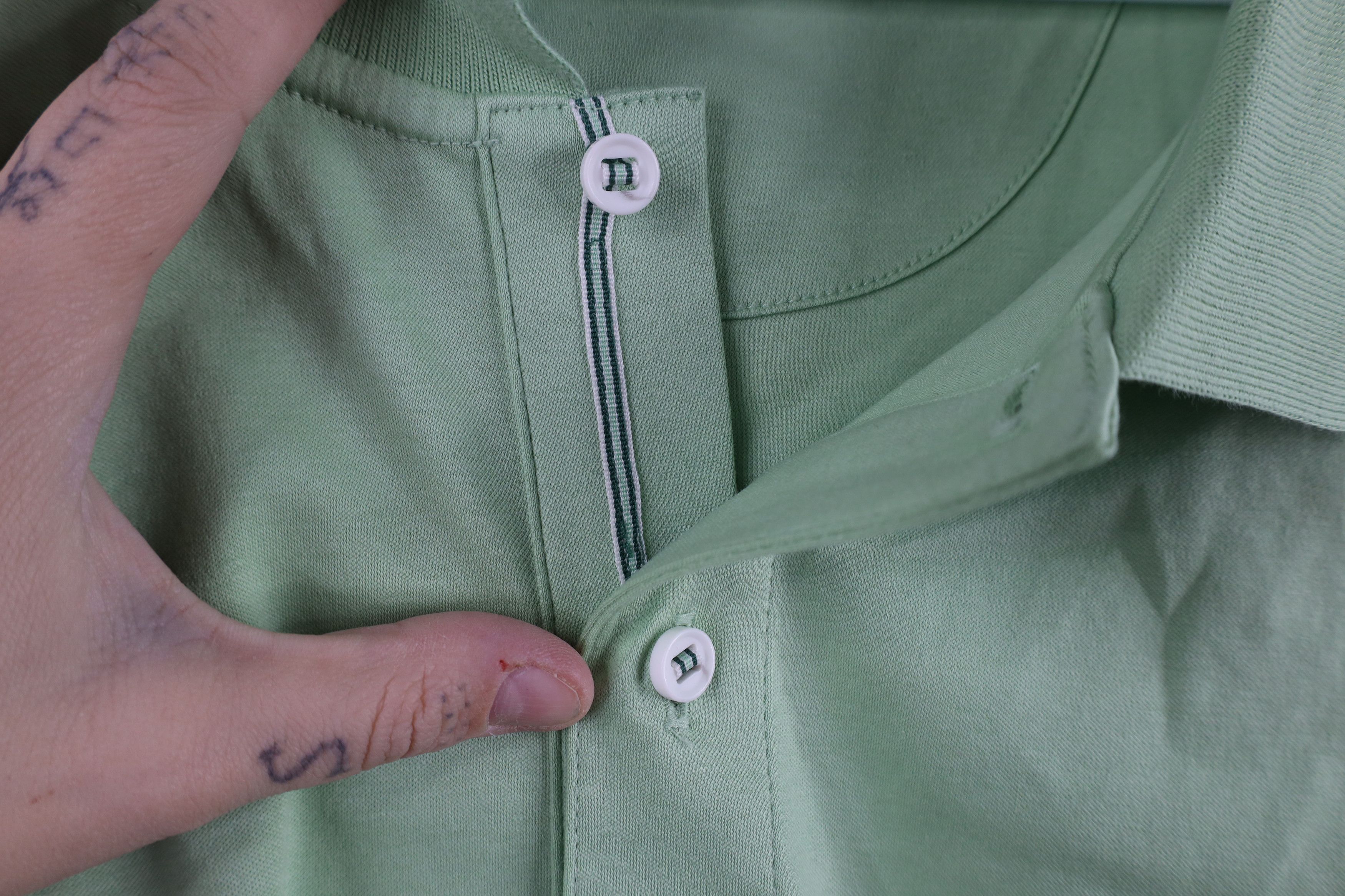 UNTUCKit × Vintage Untuckit Soft Touch Cotton Collared Golf Polo Shirt Green Size US L / EU 52-54 / 3 - 4 Thumbnail