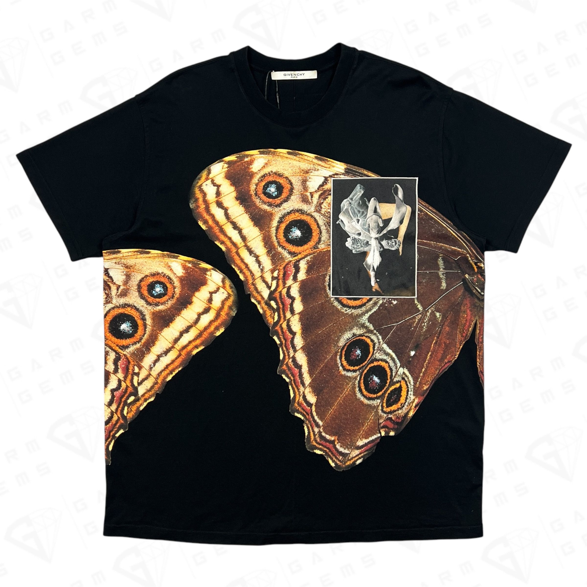 Givenchy Givenchy Butterfly Wings T-Shirt Size US M / EU 48-50 / 2 - 1 Thumbnail