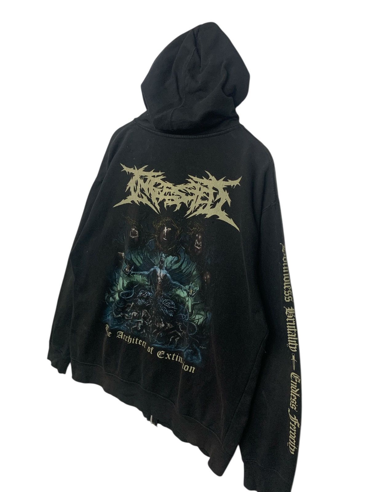 Band Tees Rare Ingested The Architect of Extinction Hoodie Zipper Down Size US XL / EU 56 / 4 - 4 Thumbnail