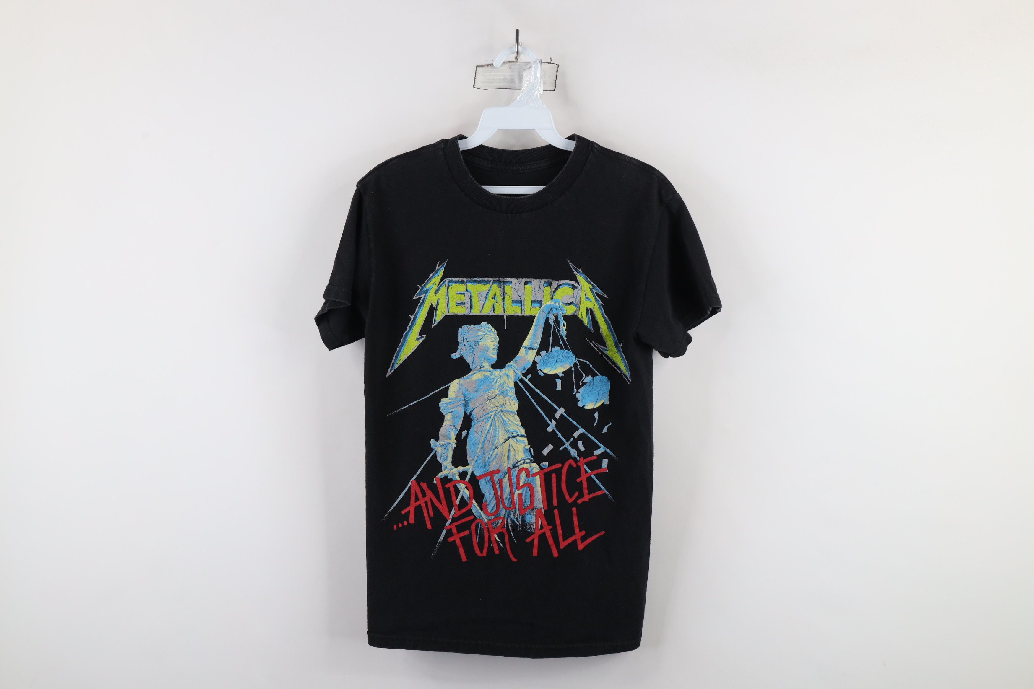 Vintage Vintage Y2K 2016 For All Metallica Band T-Shirt Black Size US S / EU 44-46 / 1 - 1 Thumbnail