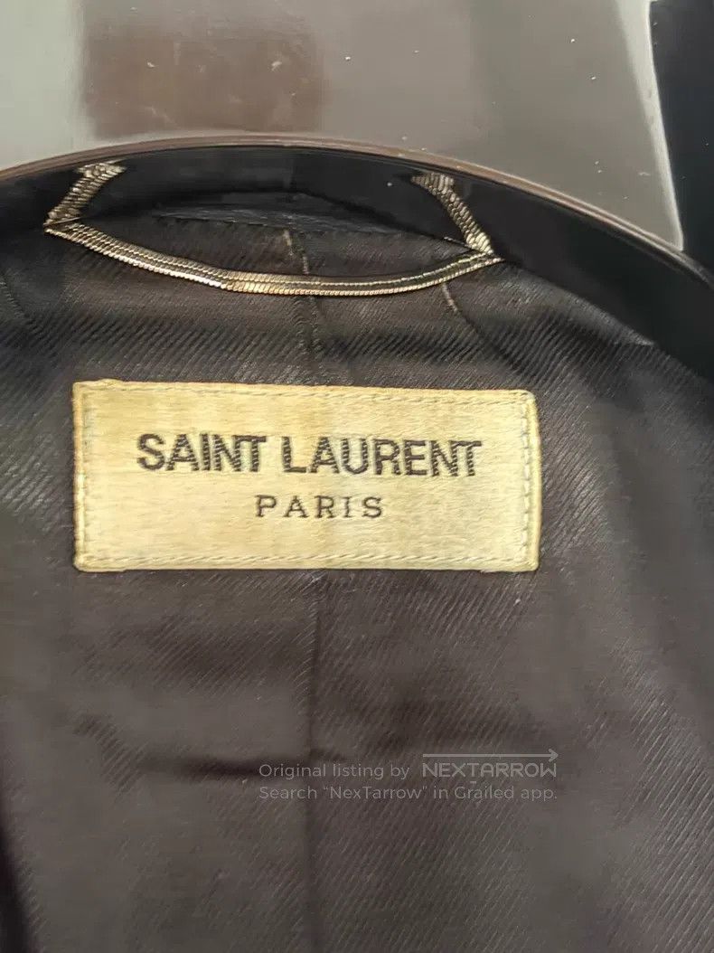 Saint Laurent Paris Saint Laurent Paris Soft Wave Sheepskin Biker Jacket i Size US M / EU 48-50 / 2 - 4 Thumbnail
