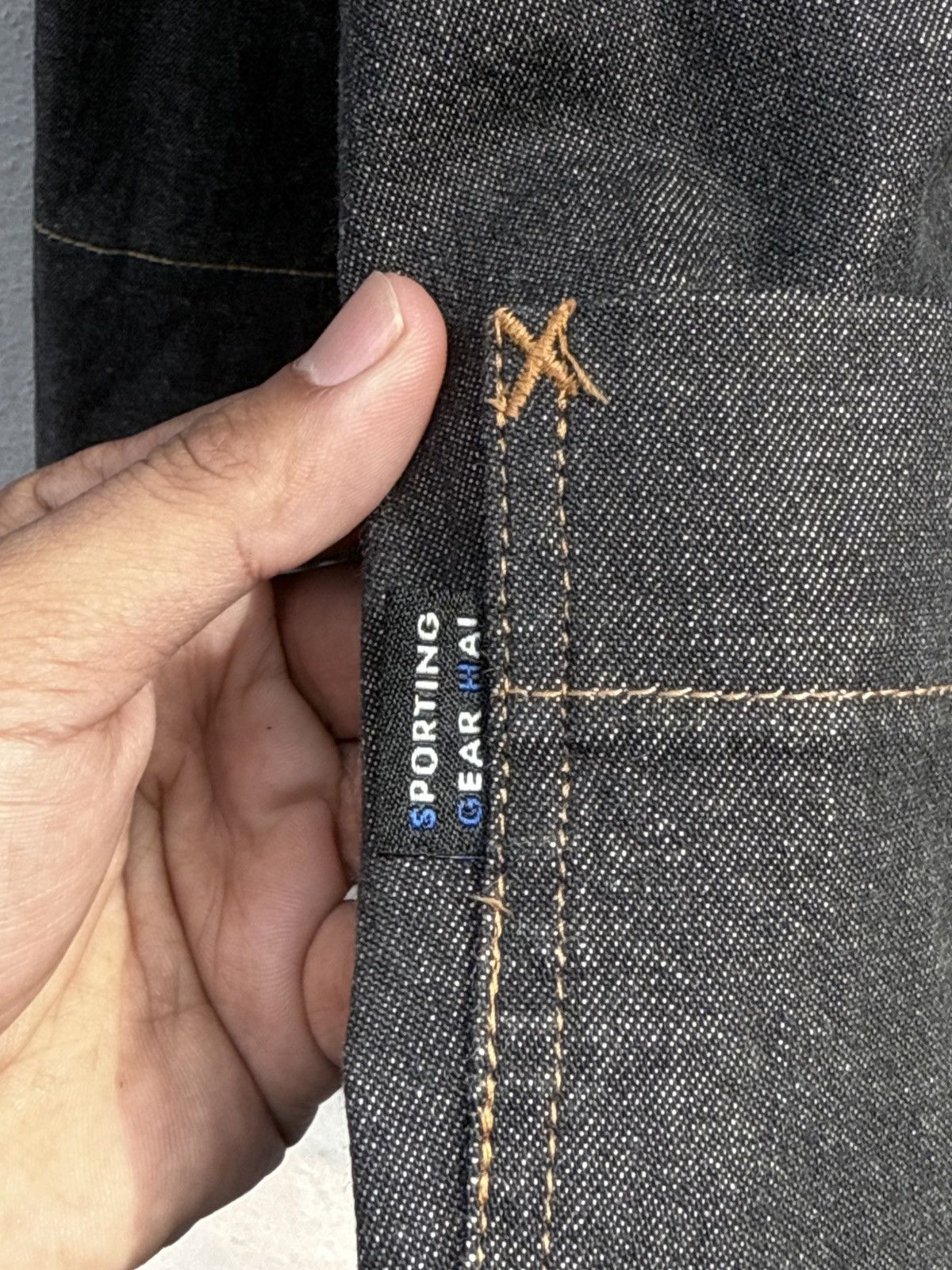 Hai Sporting Gear Vintage HAI SPORTING GEAR by Issey Miyake Chore Denim Jacket Size US M / EU 48-50 / 2 - 4 Thumbnail