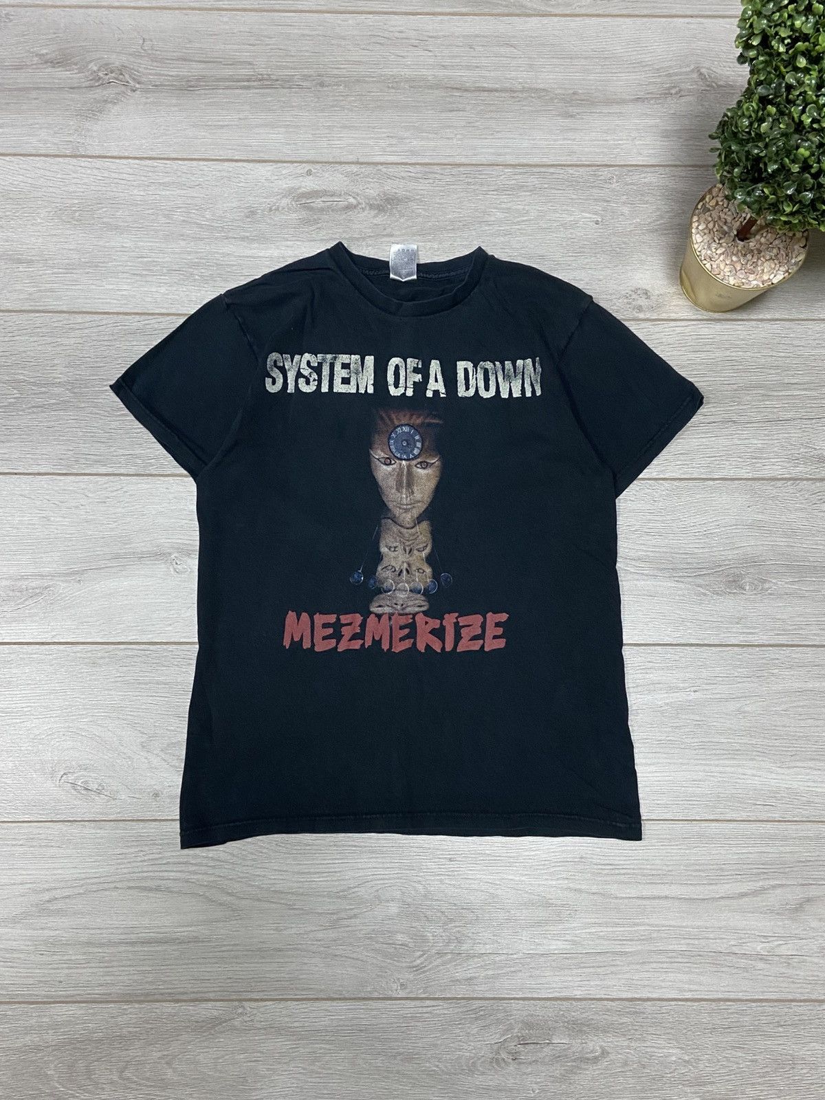 Vintage 2005 System Of A Down Mezmerize Vintage Band T-Shirt Tee Size US M / EU 48-50 / 2 - 1 Thumbnail