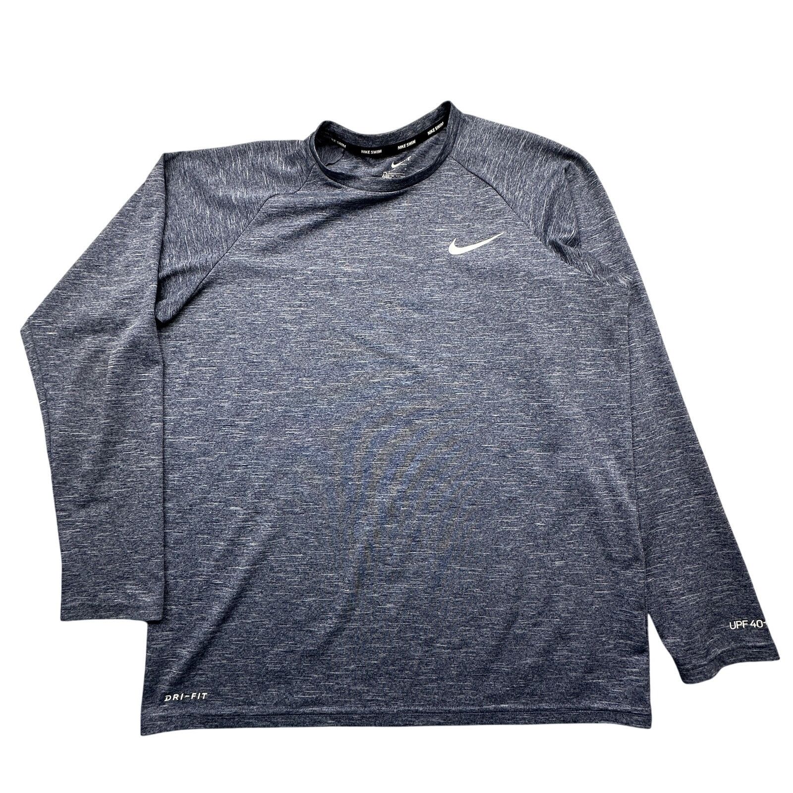 Nike Nike Swim Hydroguard Essential UPF Mens UV Shirt Medium Size US M / EU 48-50 / 2 - 1 Thumbnail