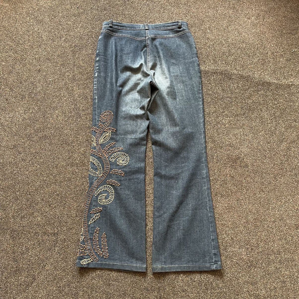 Vintage vintage pants bootcut jeans Y2K flared fade japan Size 30" / US 8 / IT 44 - 3 Thumbnail