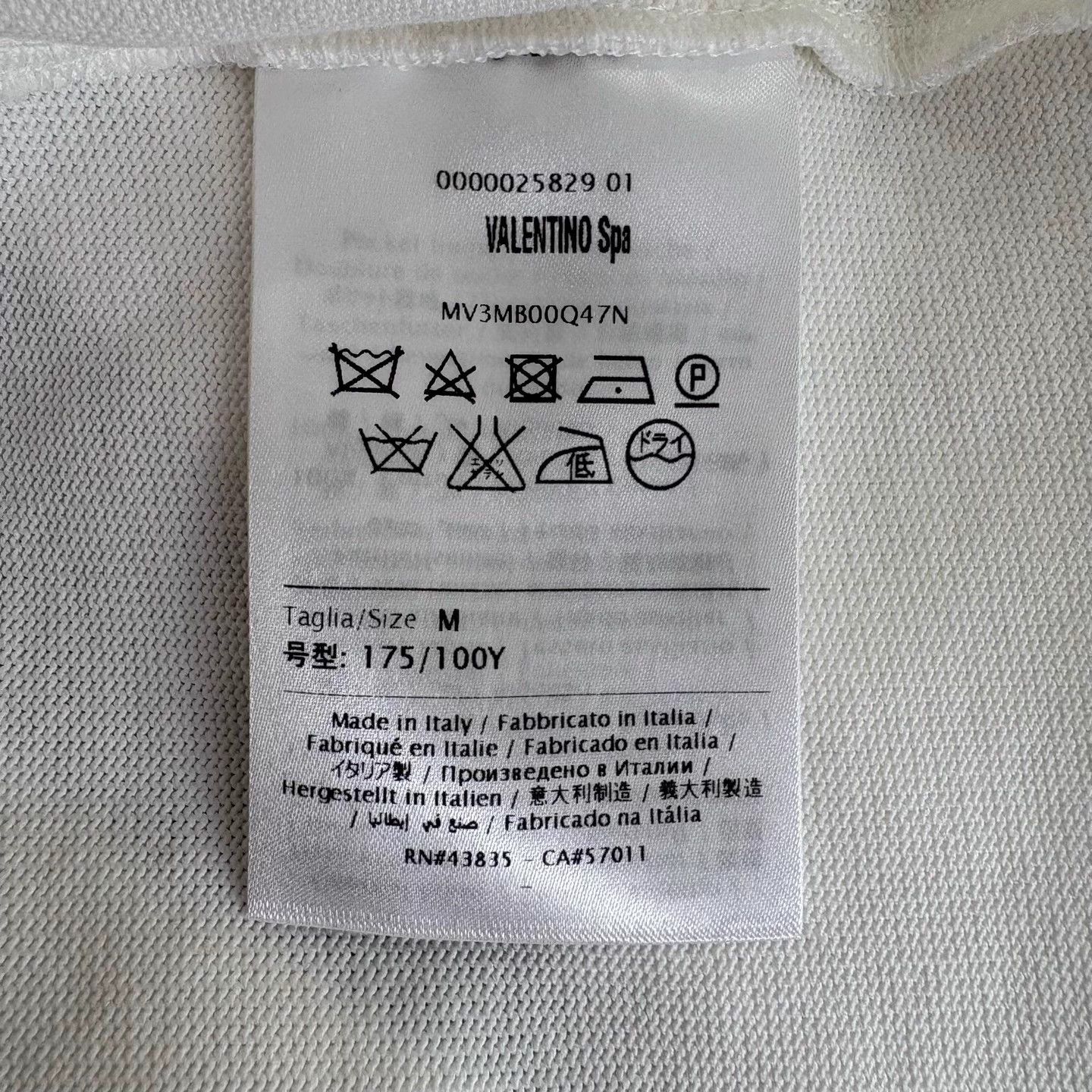 Valentino Valentino Butterfly Embroidered White Denim Hooded M Size US M / EU 48-50 / 2 - 4 Thumbnail
