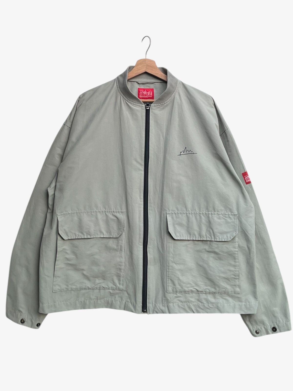 Manhattan Portage Manhattan Portage Cotton Nylon Grosgrain Zip Blouson Size US L / EU 52-54 / 3 - 2 Thumbnail