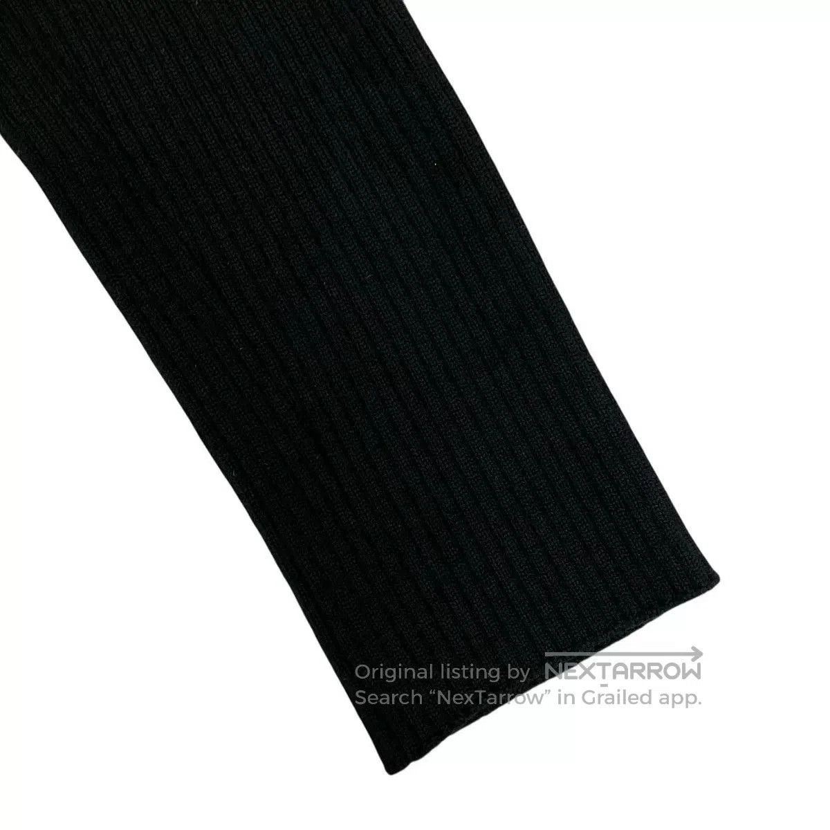 Junya Watanabe sculptural black wool knit top by junya watanabe. Size US M / EU 48-50 / 2 - 7 Thumbnail