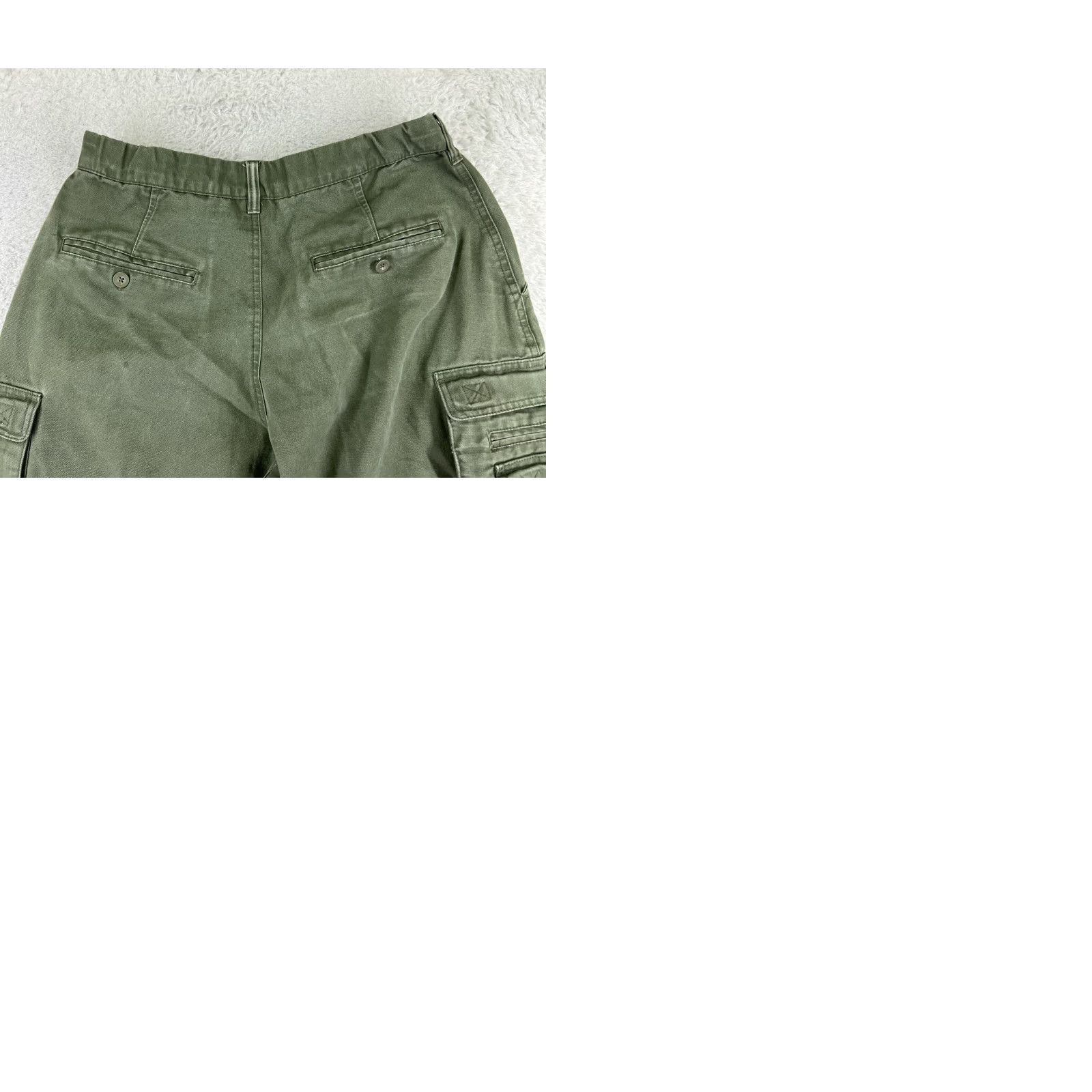 Vintage Boy Scouts Pants Adult 31x26 Green Relaxed Cargo Convertible Uniform Pants Mens Size US 31 - 10 Thumbnail