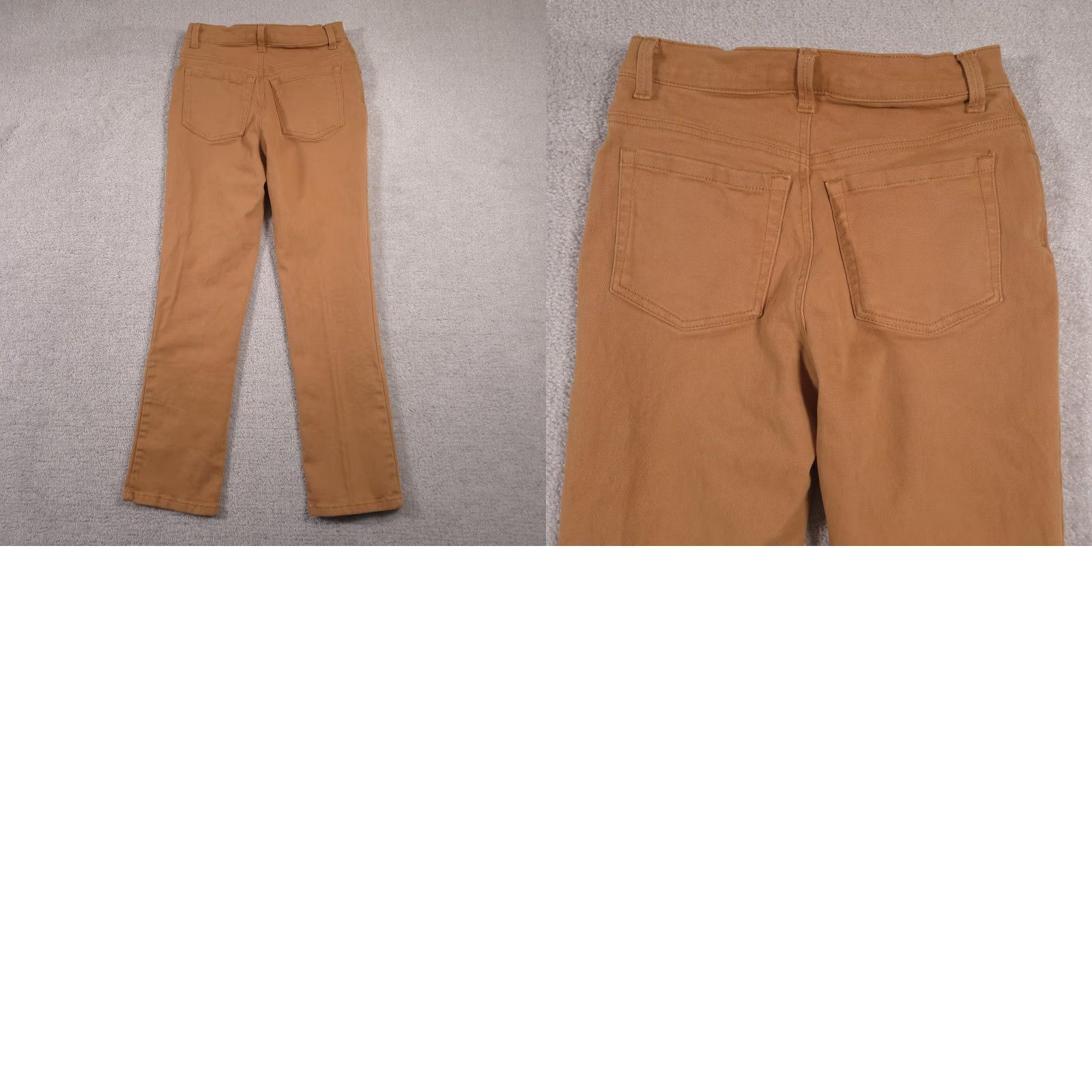 Gloria Vanderbilt Gloria Vanderbilt Pants Womens 4 Petite Brown Amanda Straight Leg Stretch Casual Pants Size 27" / US 4 / IT 40 - 9 Thumbnail