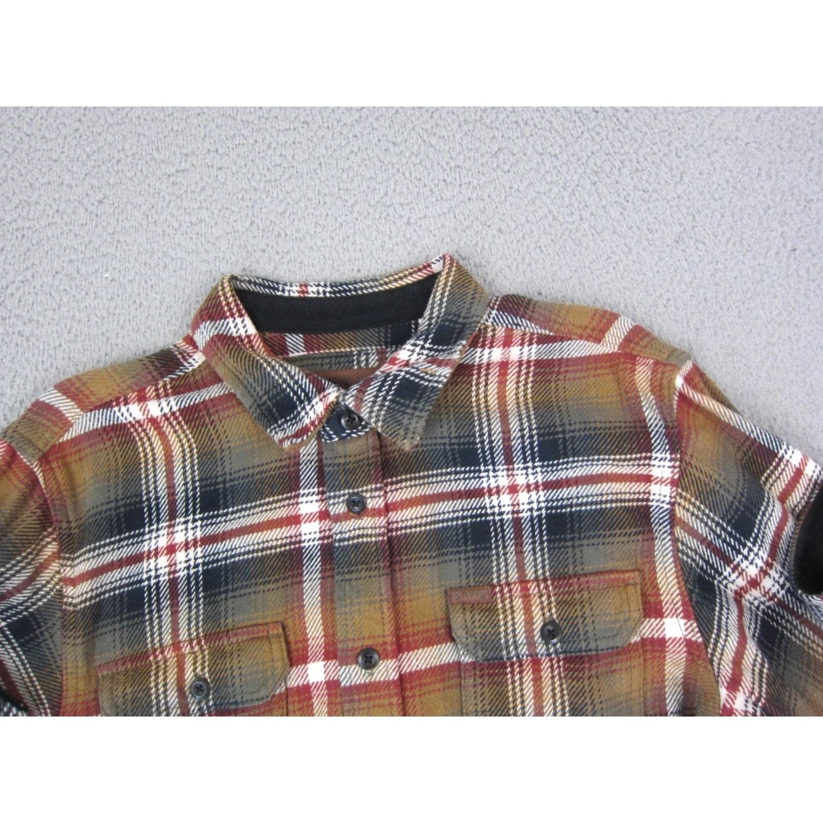 Orvis Orvis Shirt Mens L Flannel Plaid Button-Up Casual Western Cotton 80s 90s Brown Black Size US L / EU 52-54 / 3 - 2 Thumbnail