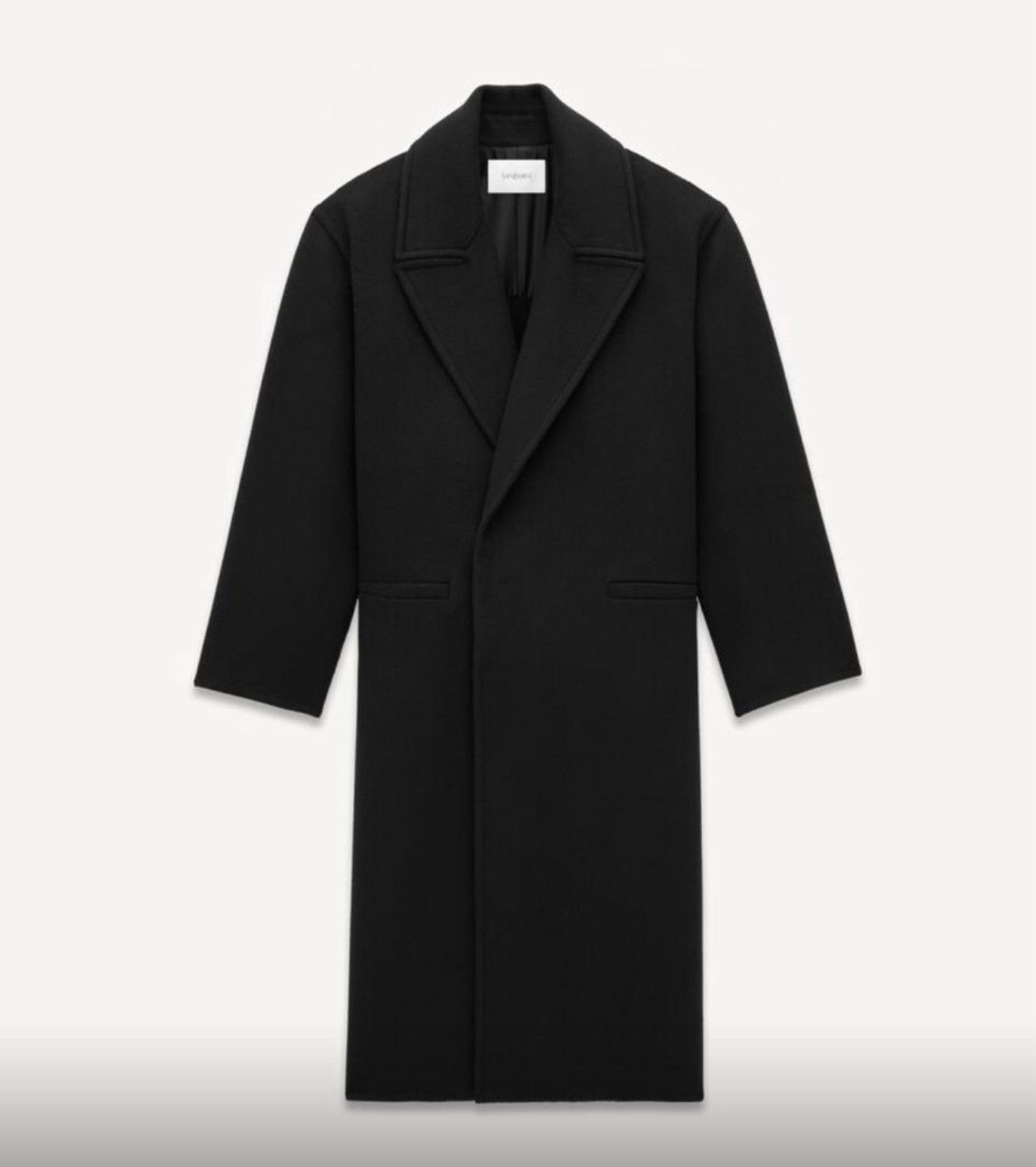 Saint Laurent Paris Saint Laurent oversized coat in brushed cashemere and wool Size XS / US 0-2 / IT 36-38 - 1 Thumbnail