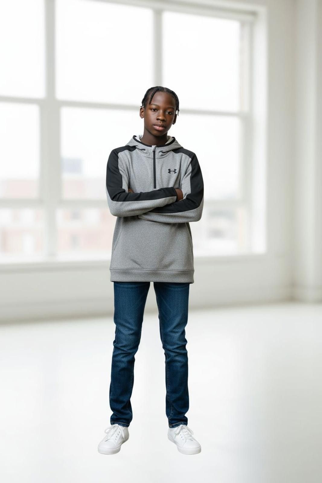 Under Armour Under Armour Boys' Hoodie Sweatshirt Size US L / EU 52-54 / 3 - 2 Thumbnail