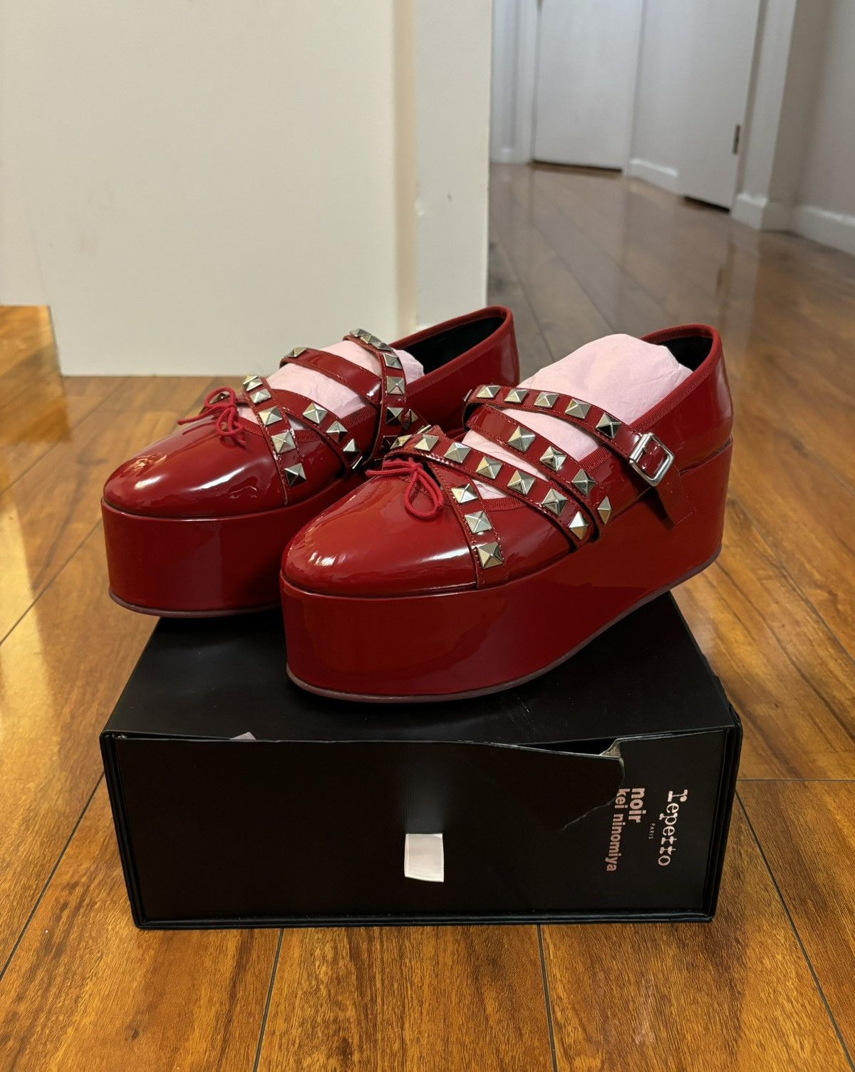 【極美品】noir kei ninomiya×repetto（36）厚底 極美品】noir kei ninomiya×repetto（36）厚底 - メルカリ
