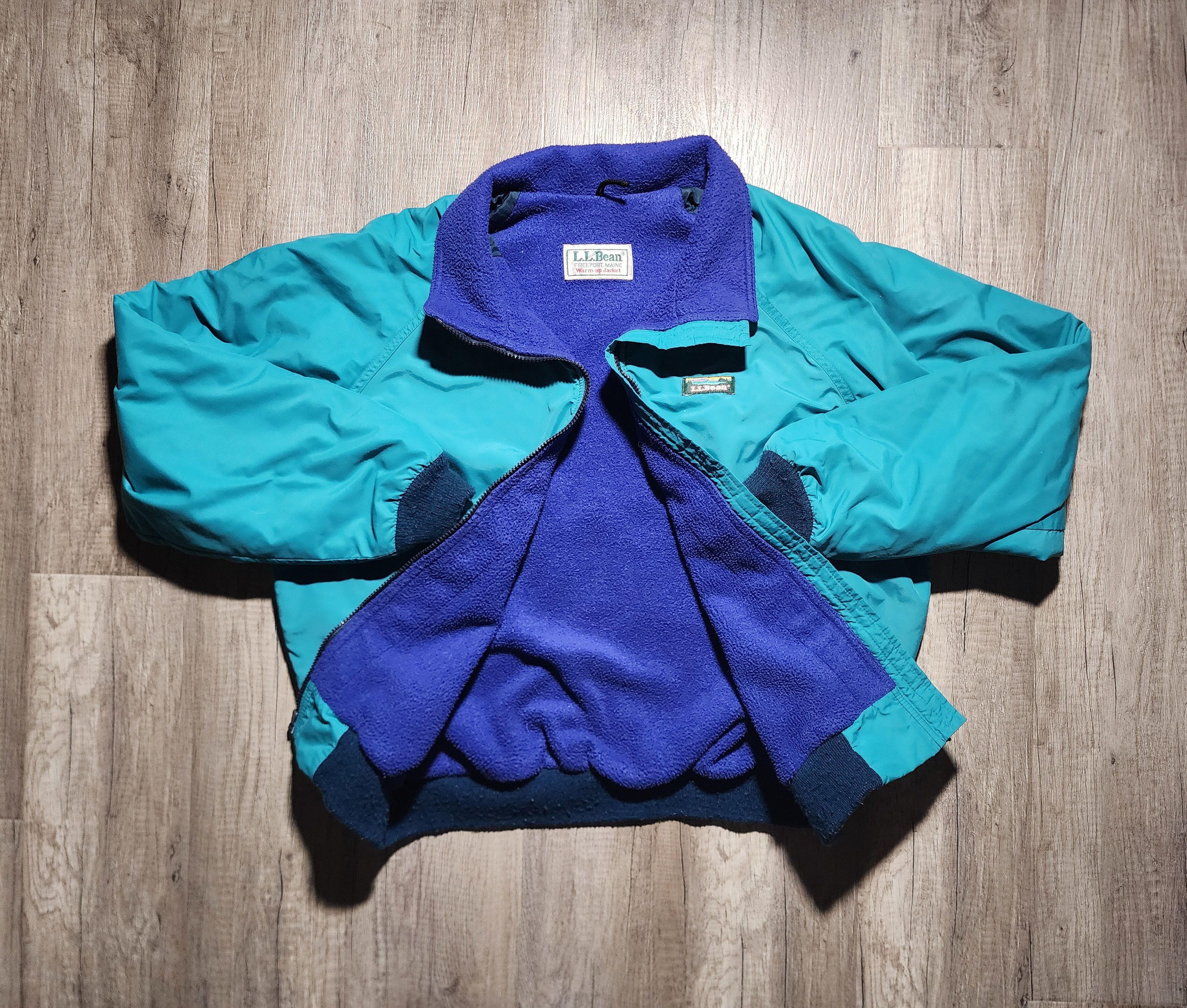 L.L. Bean × Vintage LL Bean vintage turquoise/purple jacket Size L / US 10 / IT 46 - 2 Thumbnail